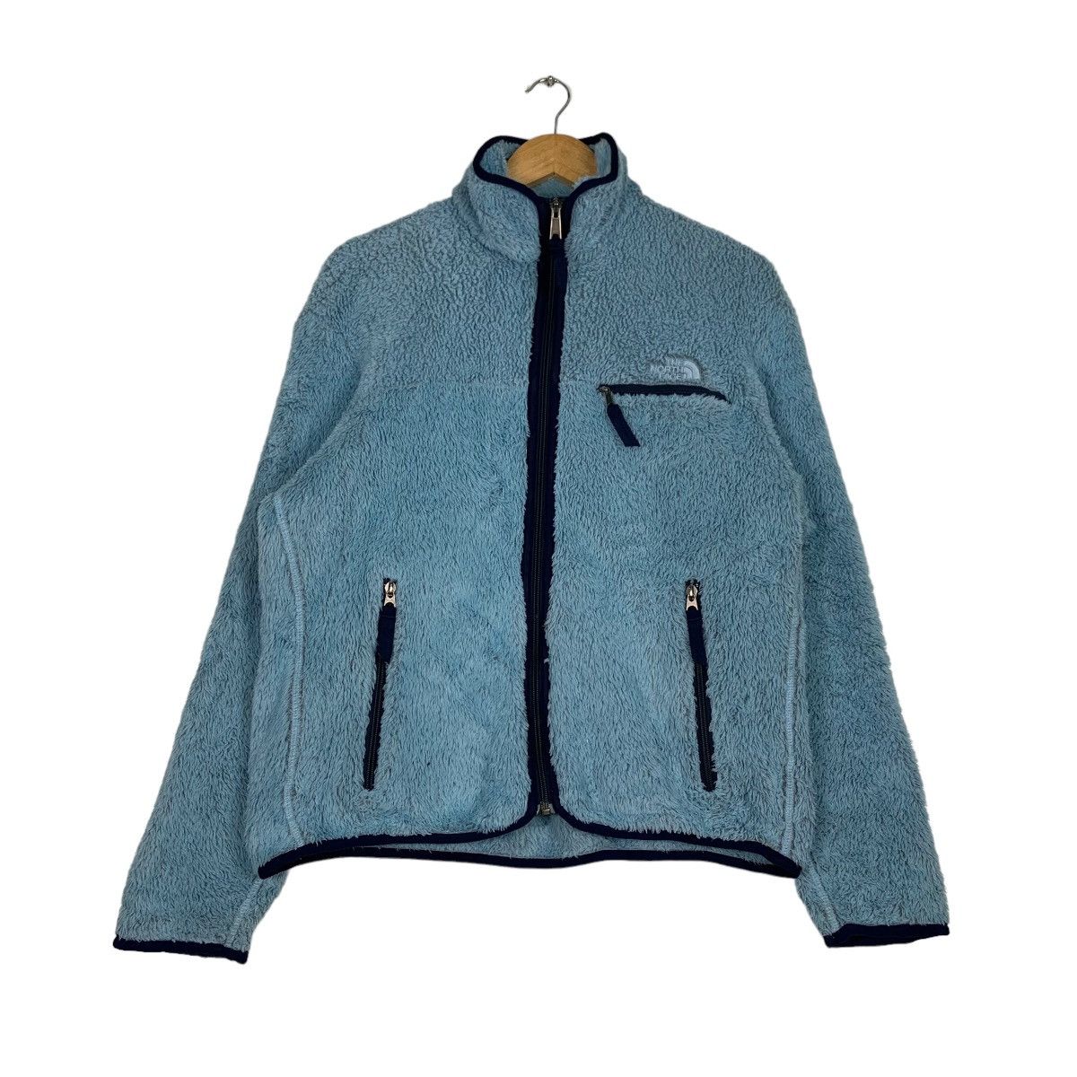 Polartec × The North Face THE NORTH FACE Polartec Light Blue Fleece Jacket #0988-C44 Size US M / EU 48-50 / 2 - 1 Thumbnail