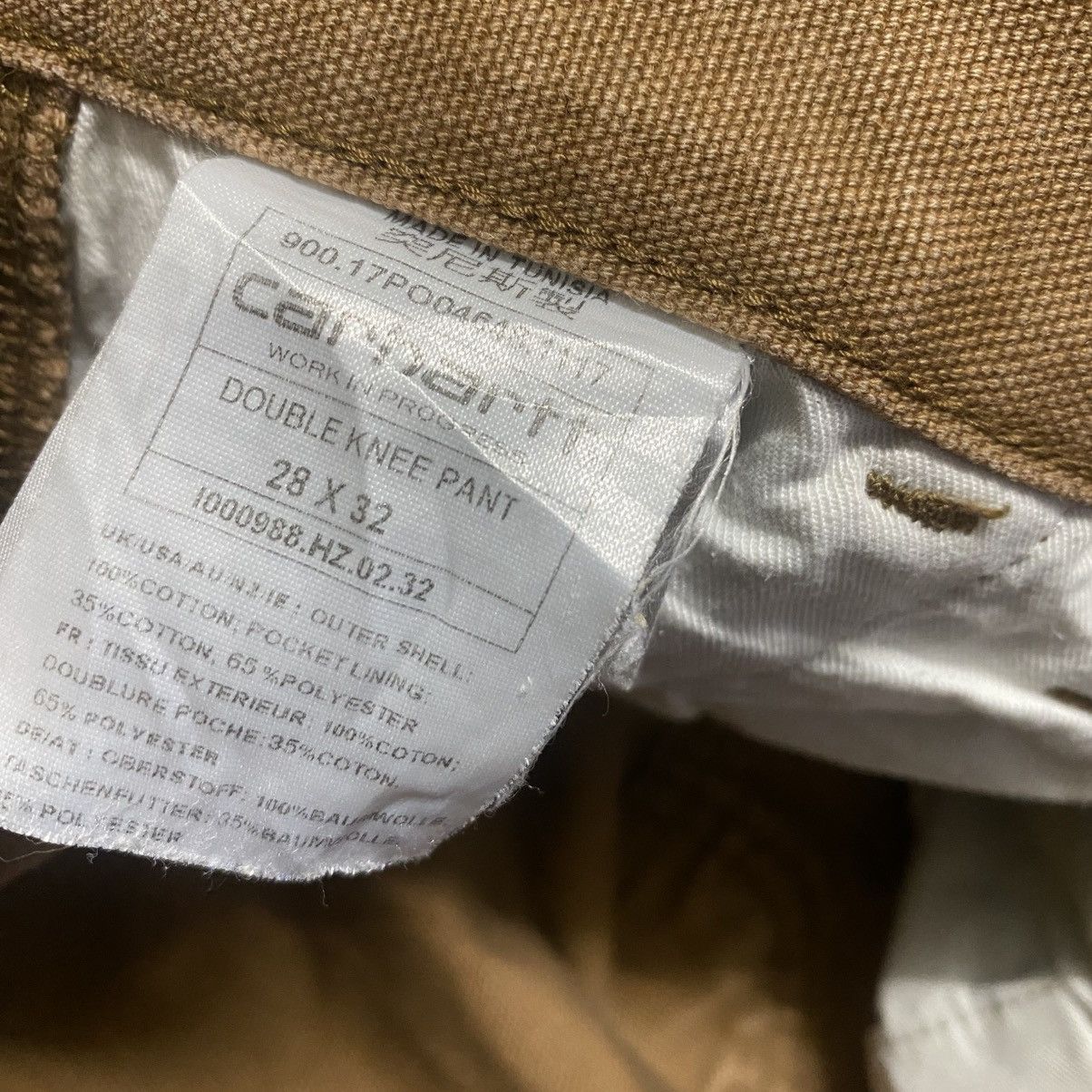 Carhartt Carhartt Wip Double Knee Dungaree Carpenter Pants Size US 28 / EU 44 - 21 Thumbnail