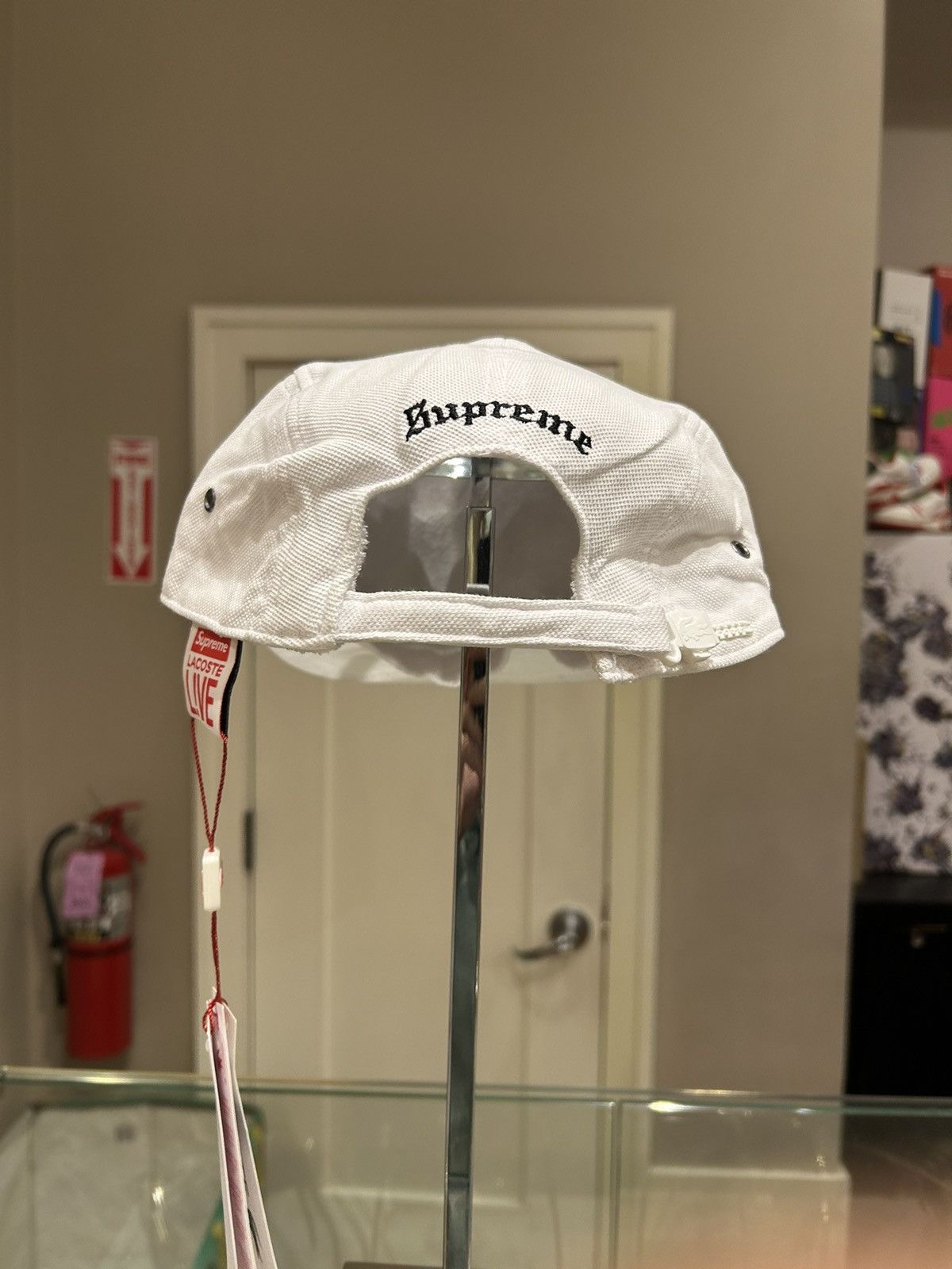 Lacoste × Supreme Lacoste x Supreme Pique Camp Hat Size ONE SIZE - 3 Thumbnail