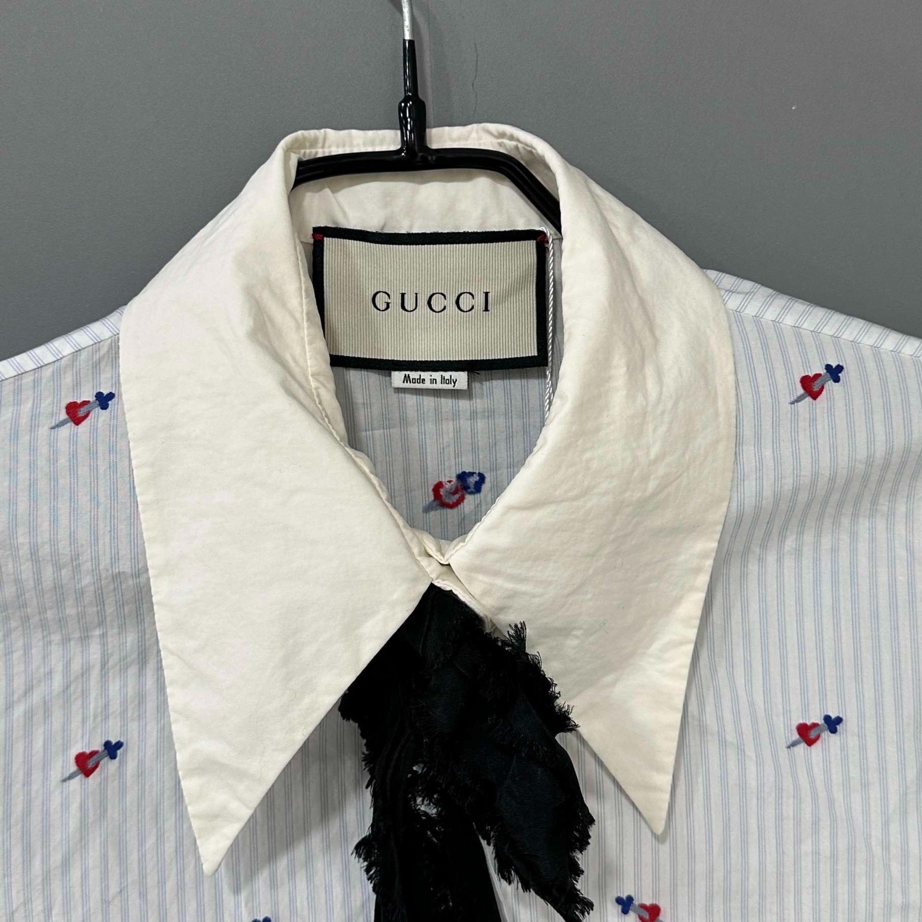 Gucci Gucci Love Full Print Shirt size38 2501-Nextarrow Size US XXS / EU 40 - 4 Thumbnail