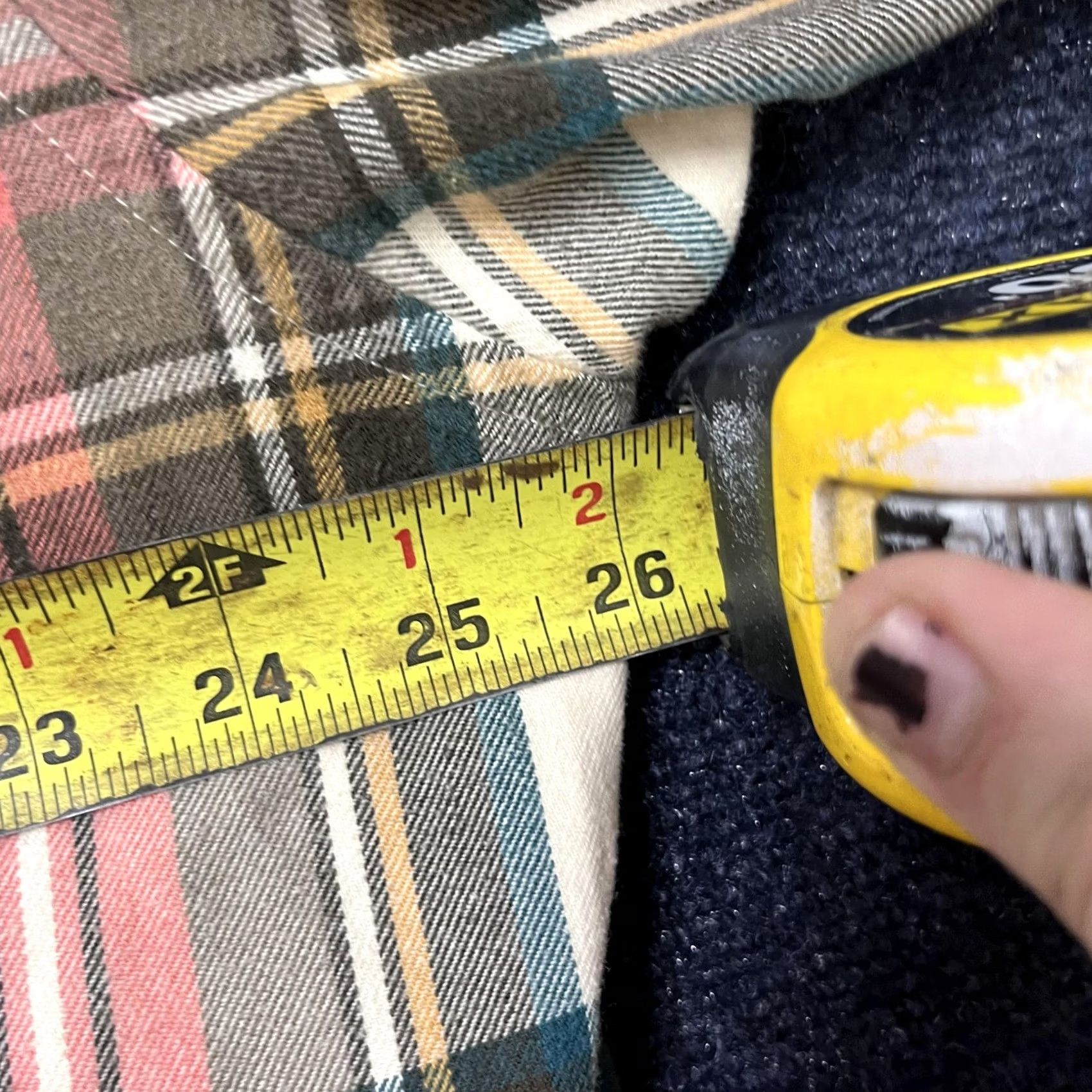 Eddie Bauer VINTAGE Eddie Bauer Shirt Womens XL Petite Pink Plaid Cotton Button-Up Long Sleeve Top Size XL / US 12-14 / IT 48-50 - 7 Thumbnail