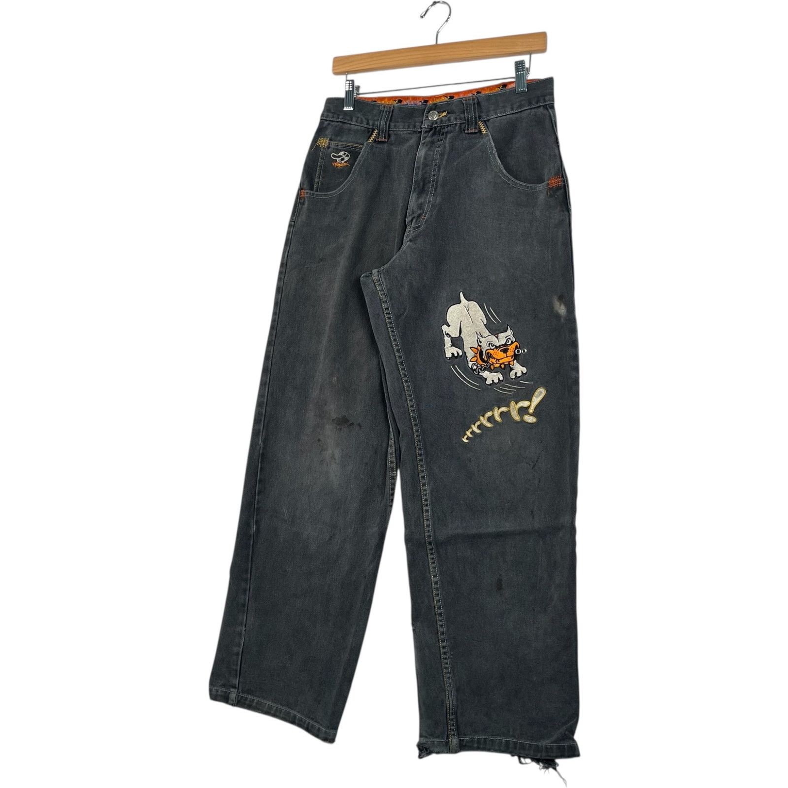 Vintage Vintage Paco Jeans Pitbull Wide Leg Denim Jeans 31 x 31 Size US 31 - 3 Thumbnail