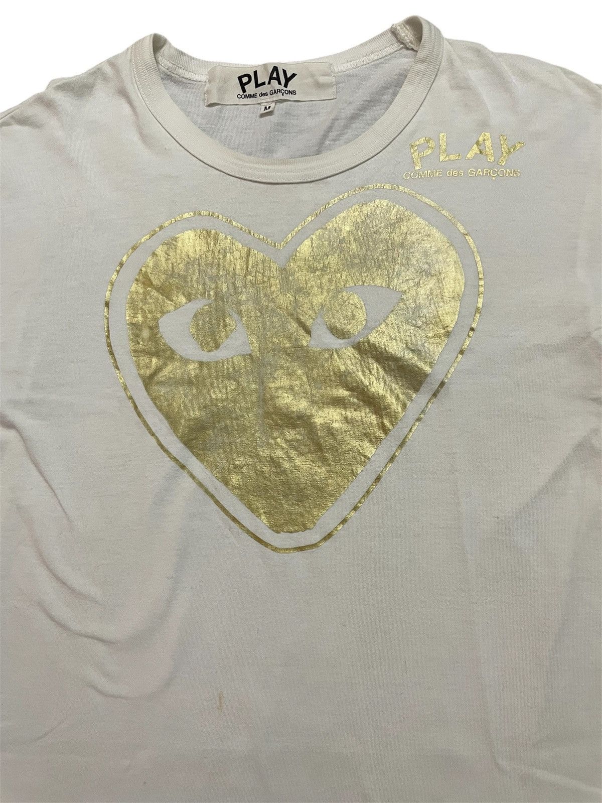 Comme des Garcons × Comme des Garcons PLAY × Rei Kawakubo AD 2010 Comme Des Garcon Play tee shirt Size US S / EU 44-46 / 1 - 2 Thumbnail