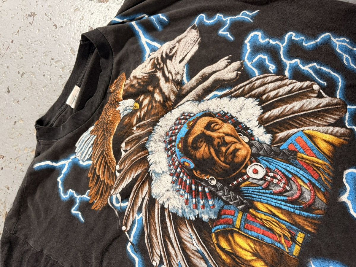 Other American Thunder Lightning Native Faded Tee Size US L / EU 52-54 / 3 - 4 Thumbnail