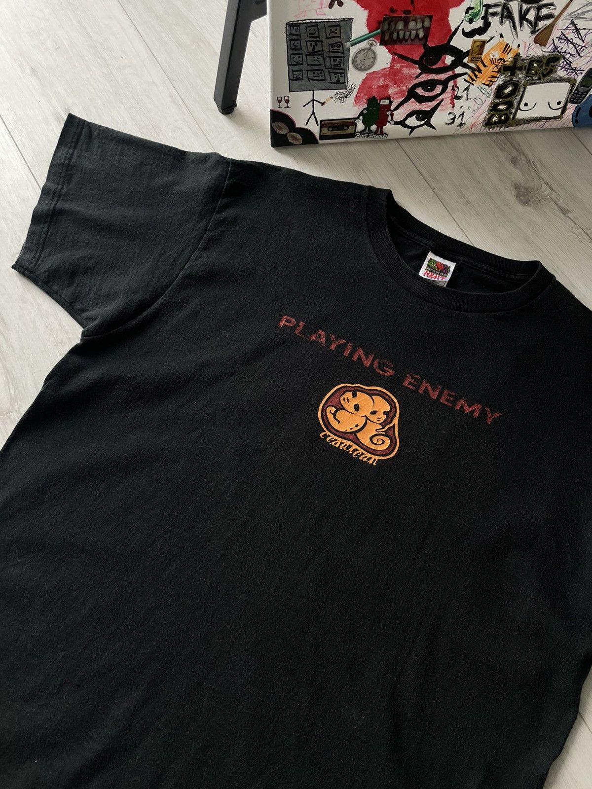 Band Tees Vintage Playing Enemy Cesarean 2001 Hard Metal Band T-Shirt Size US XL / EU 56 / 4 - 3 Thumbnail