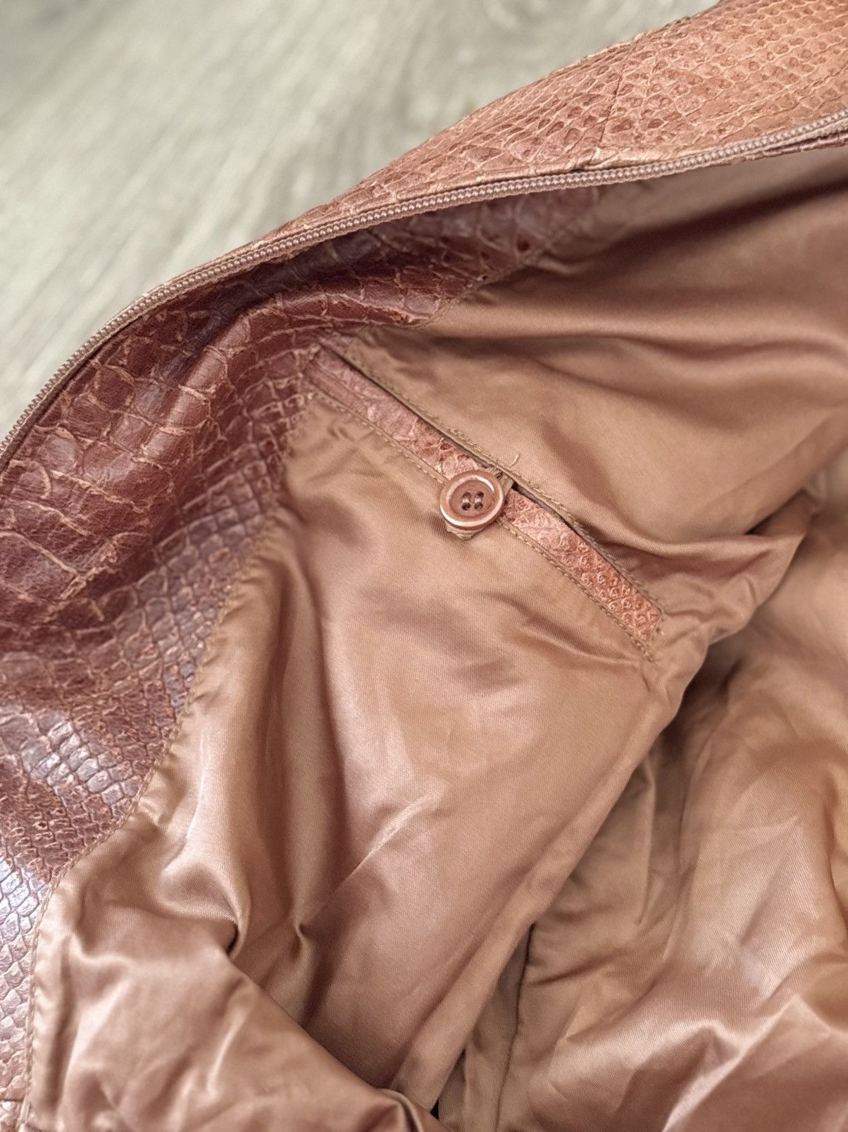 Kenneth Cole Kenneth Cole Leather Bomber Size L / US 10 / IT 46 - 7 Thumbnail