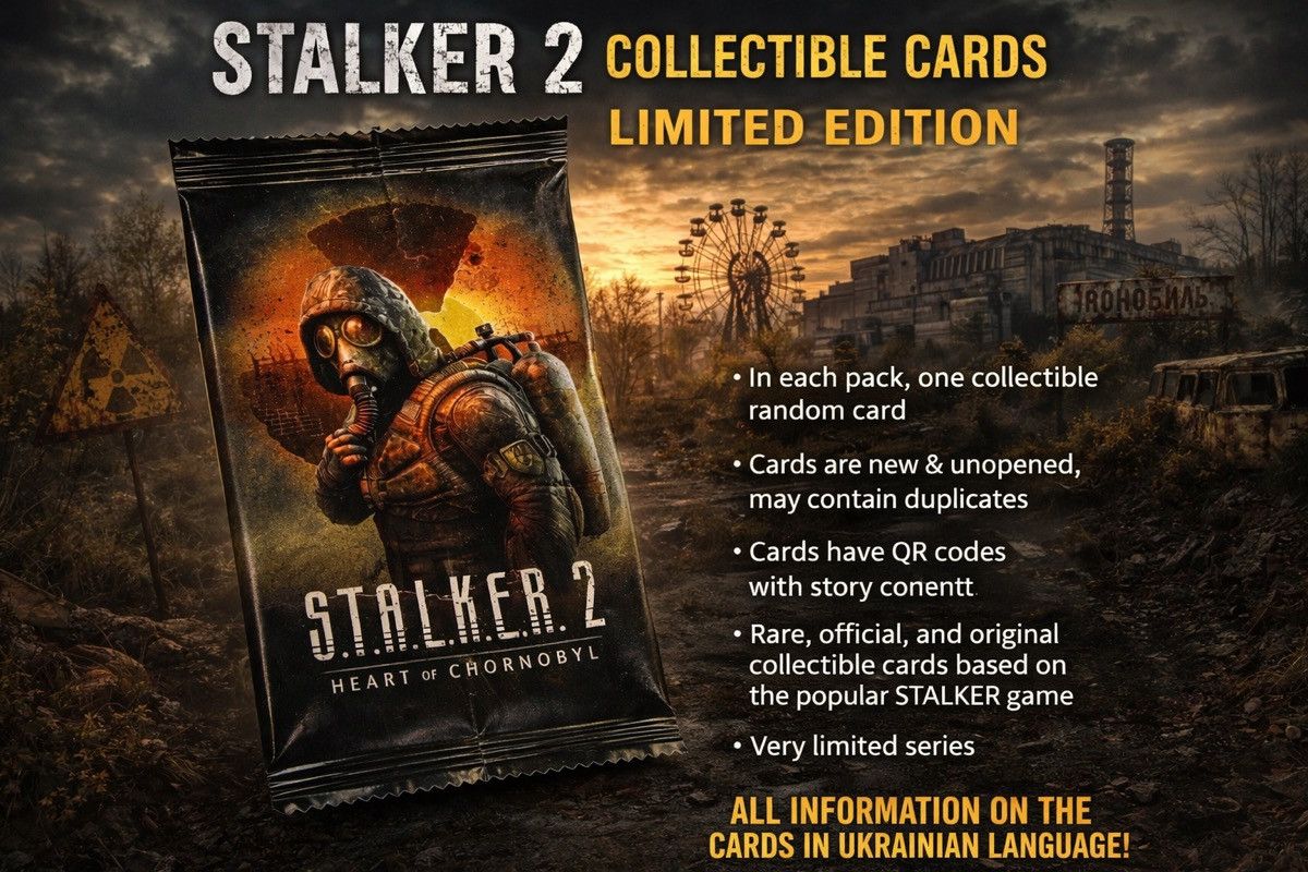 Other IN STOCK 100pc cards Stalker 2 S.T.A.L.K.E.R 2 RARE Size ONE SIZE - 1 Thumbnail