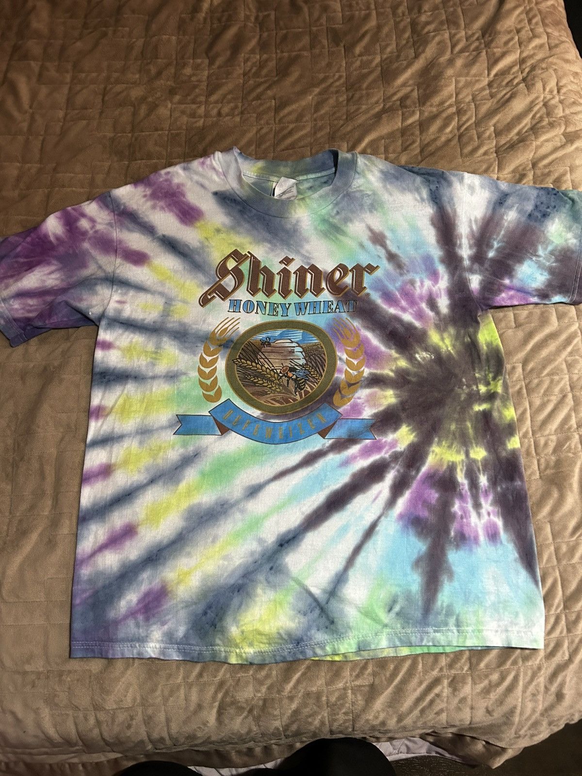 Hanes Vintage Hanes Shiner Tie-Dye Tee Size US L / EU 52-54 / 3 - 1 Thumbnail
