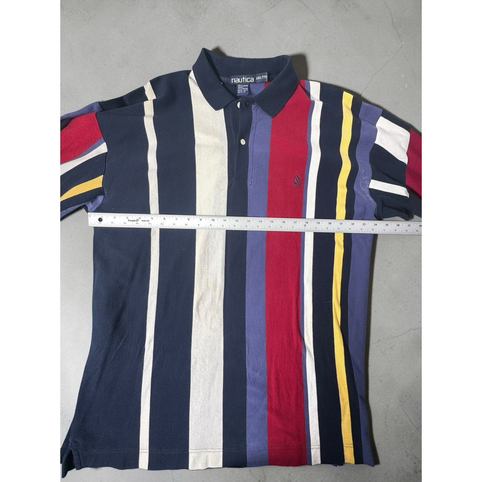 Nautica Vintage 90s Nautica Polo Shirt Mens XXL Long Sleeve Rugby Size US XL / EU 56 / 4 - 2 Thumbnail