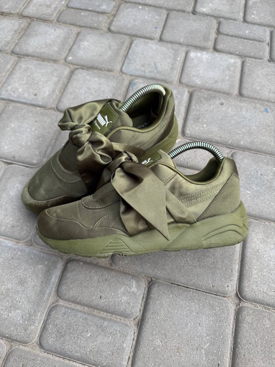 Fenty Puma x Rihanna Fenty Bow Sneakers Olive Branch Green Size5.5 Size US 8.5 / IT 38.5 - 3 Thumbnail