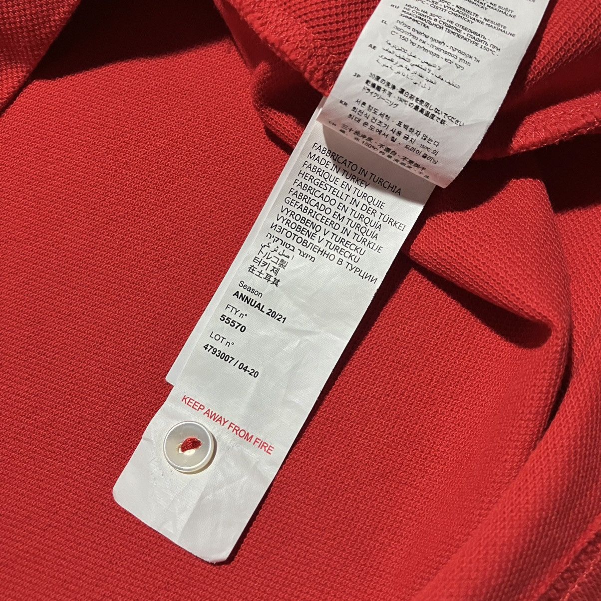 Kappa Rare Serie B SSC BARI Kappa Eroi Cotton Red Polo Shirt Size US XL / EU 56 / 4 - 11 Thumbnail