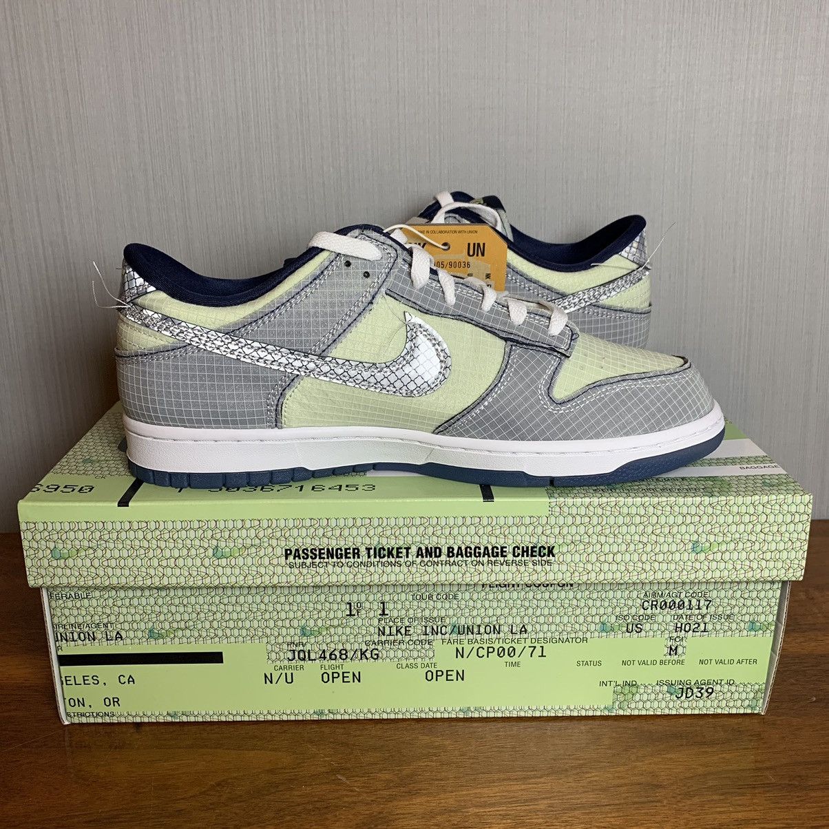 Nike × Union LA Union Nike Dunk Low Pistachio Size US 9.5 / EU 42-43 - 12 Thumbnail