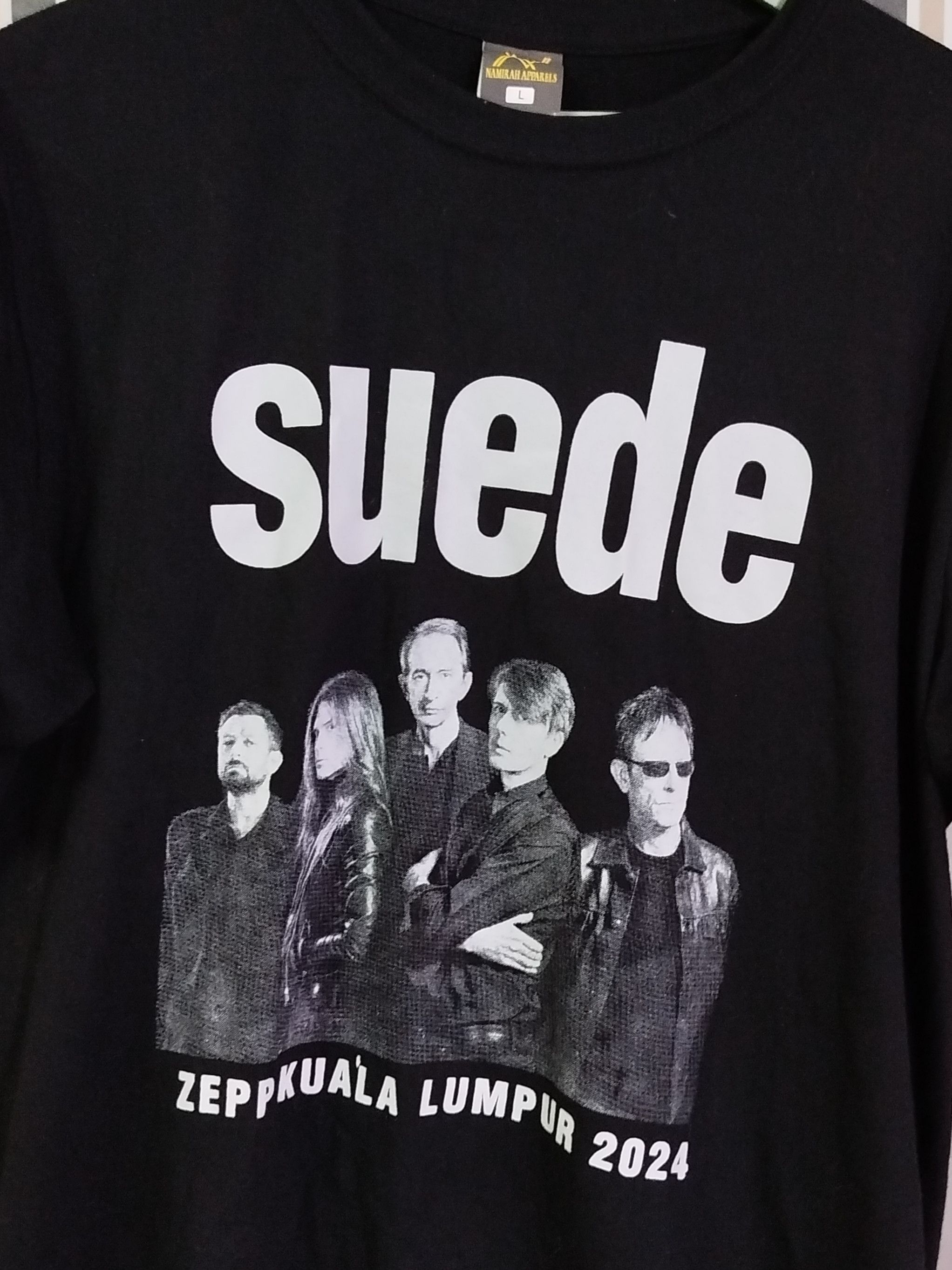 Band Tees Suede Asia Tour 2024 Size US L / EU 52-54 / 3 - 2 Thumbnail