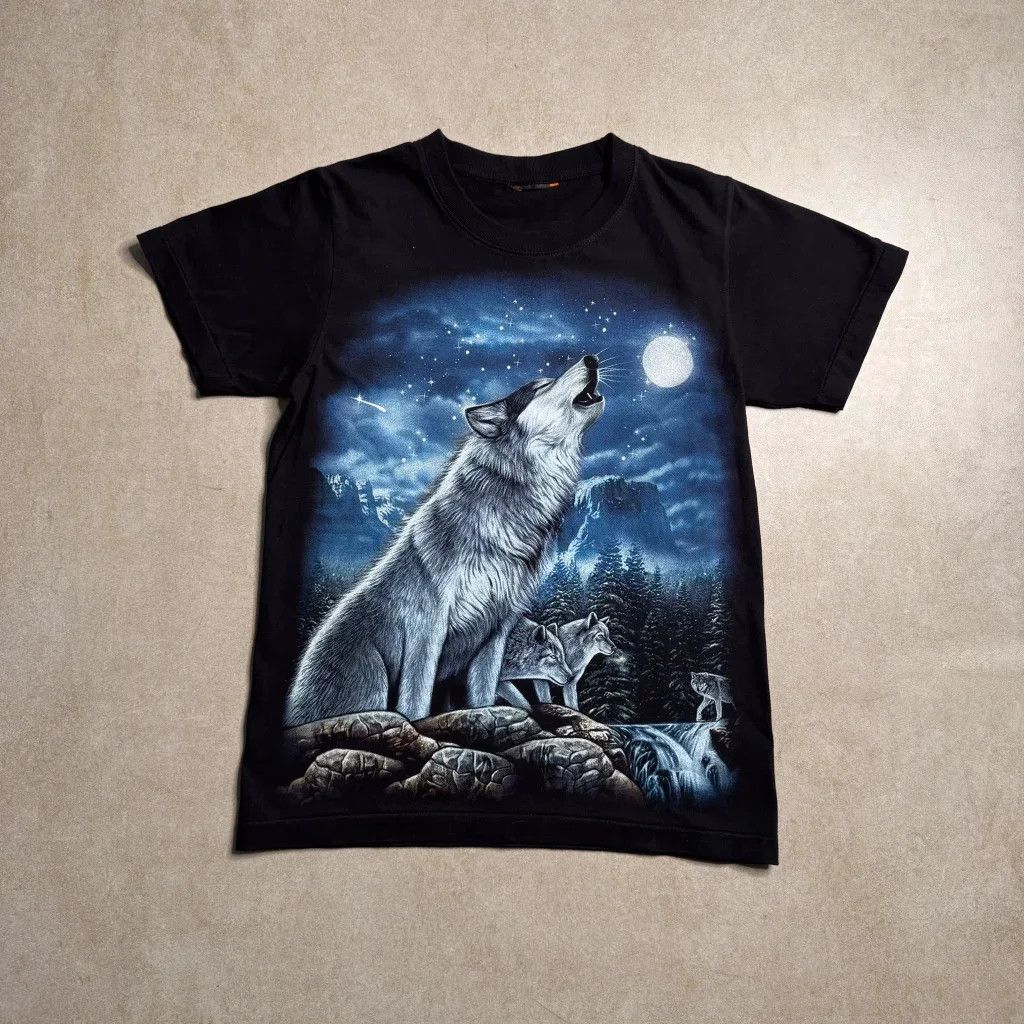 Other Vintage Rock Eagle Wolf Graphic T-Shirt- XS Size US M / EU 48-50 / 2 - 1 Thumbnail