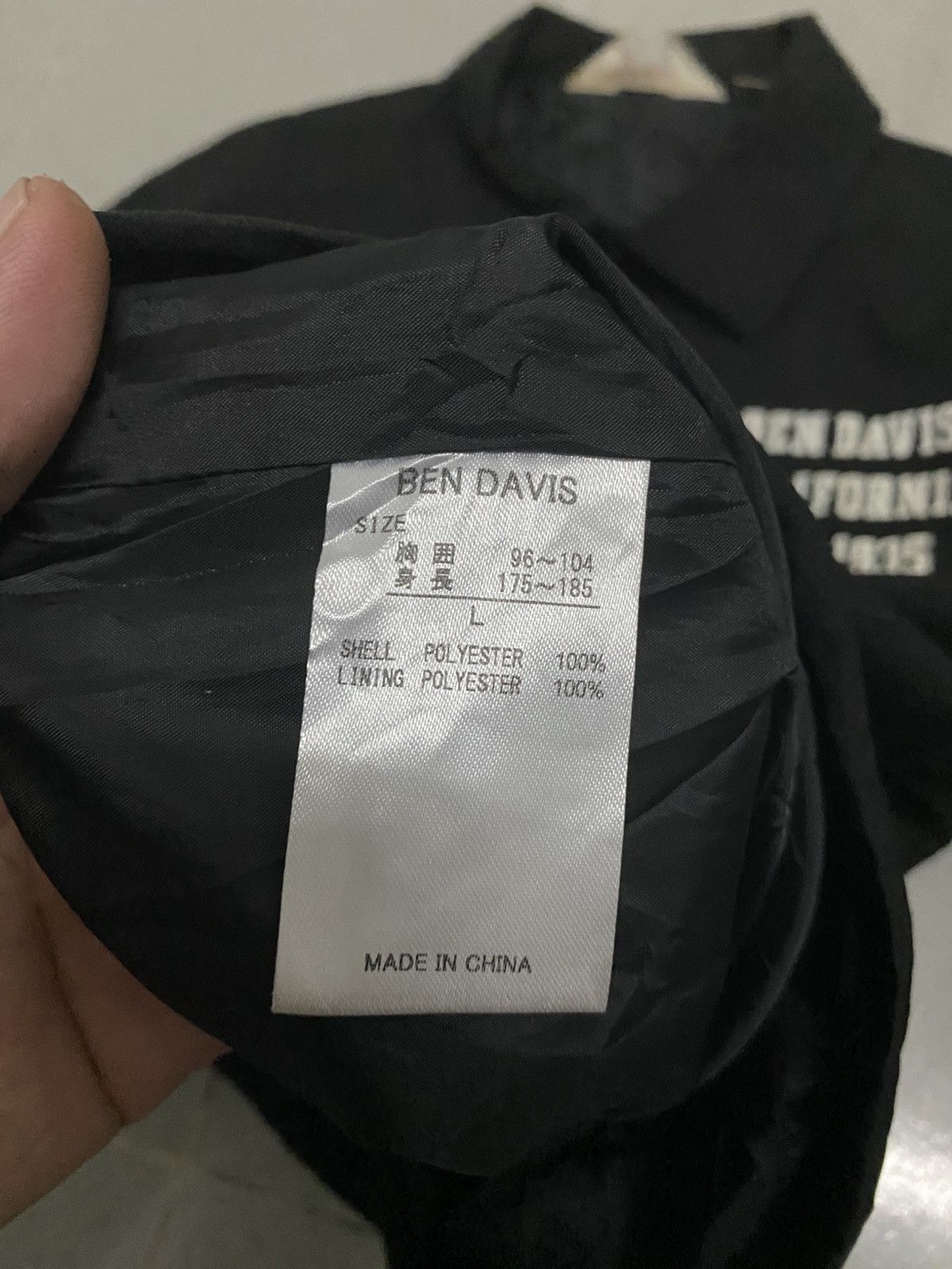 Ben Davis Ben Davis Spellout Ben Davis Coach Jacket Size US L / EU 52-54 / 3 - 8 Thumbnail