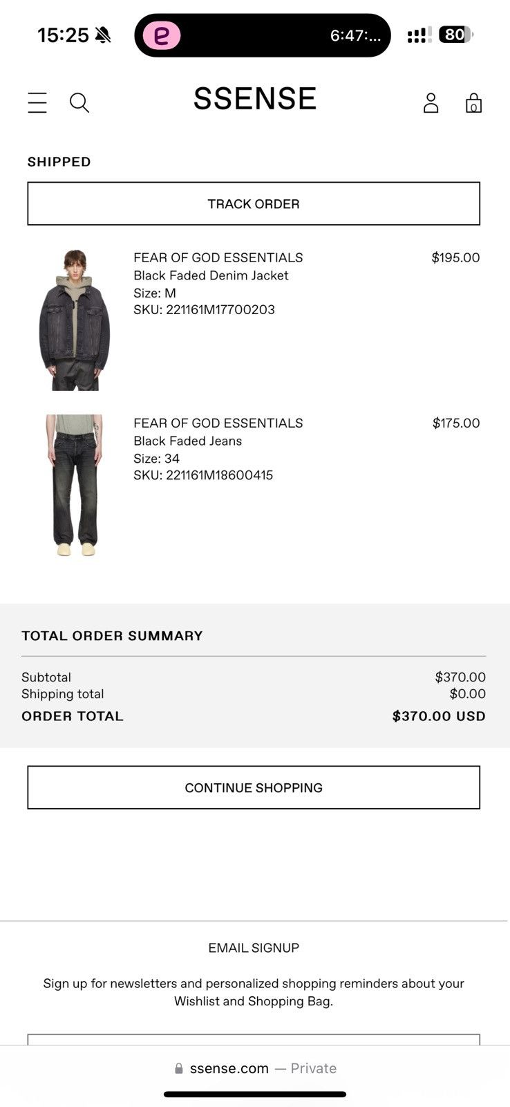 Essentials × Fear of God Fear of god essentials black faded jeans Size US 34 / EU 50 - 10 Thumbnail