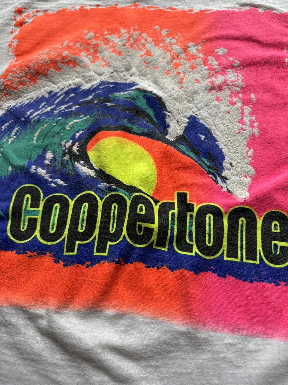 Vintage Vintage 90s Coppertone Sunscreen Graphic Tee Size US L / EU 52-54 / 3 - 5 Thumbnail