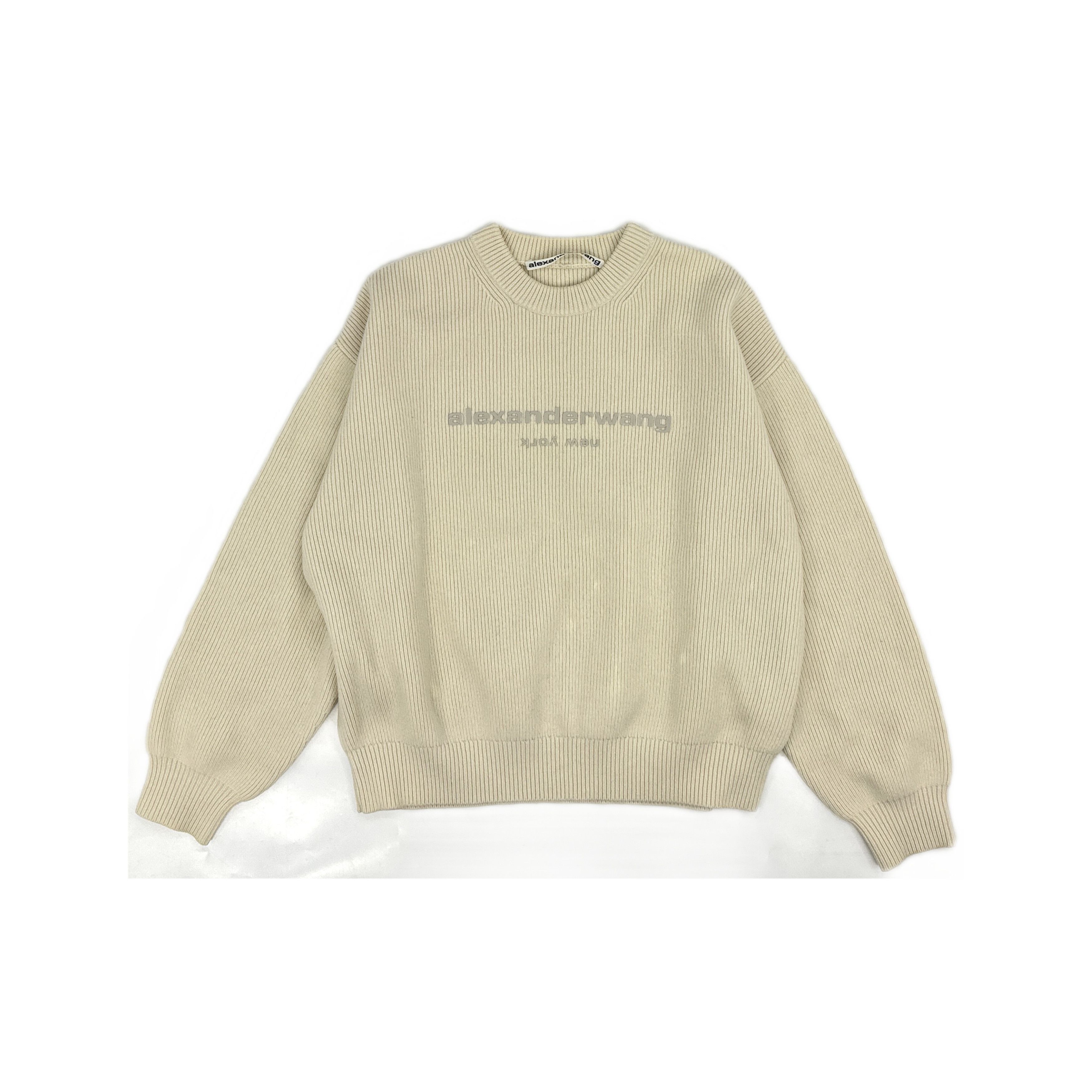 Alexander Wang Alexander Wang Logo Knit Crewneck Sweater Size S Size US S / EU 44-46 / 1 - 1 Thumbnail