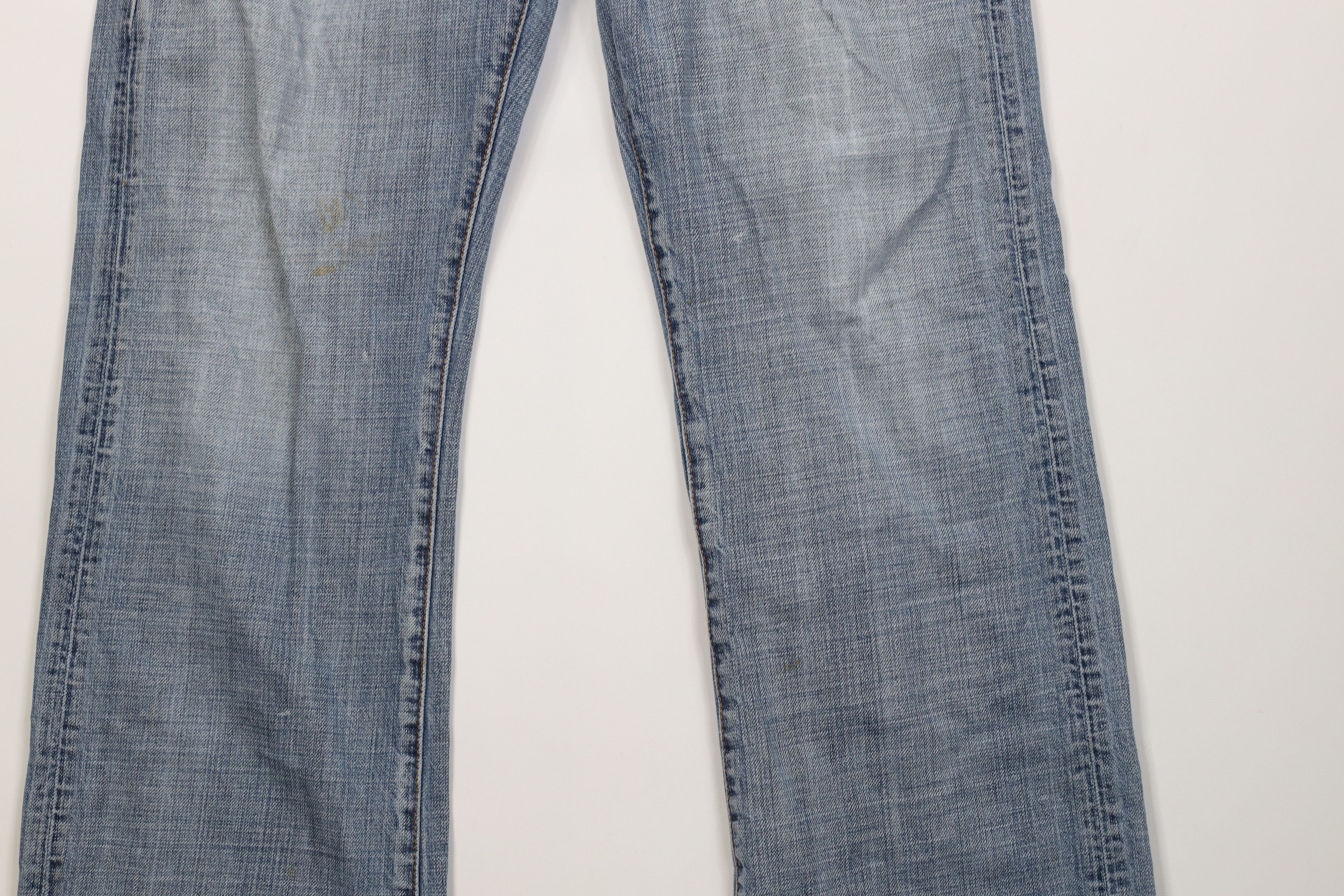 Guess Vintage Y2K Guess Wide Leg Bootcut Denim Jeans Blue Cotton Size US 32 / EU 48 - 4 Thumbnail