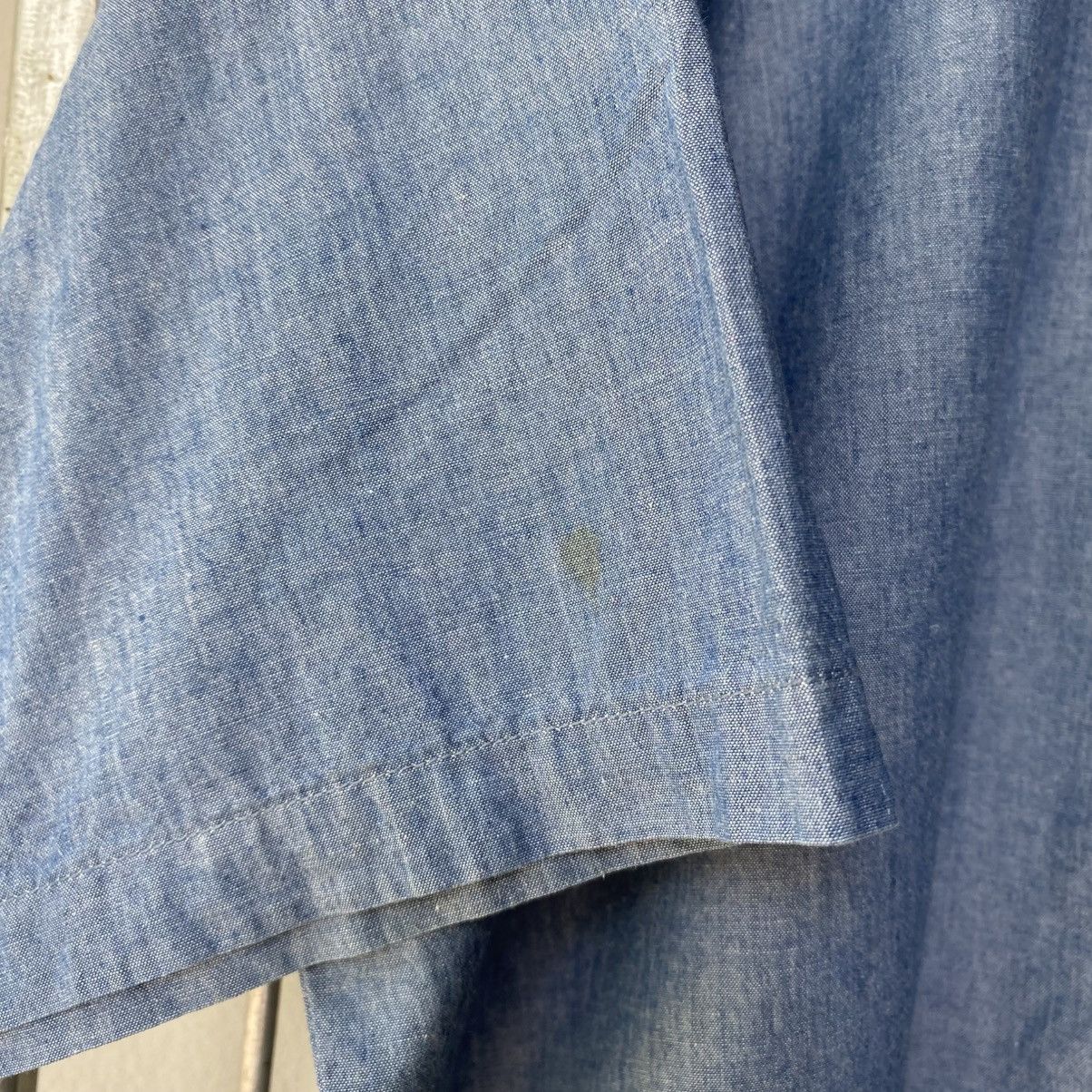 Norma Kamali NORMA KAMALI Light Blue Oversized Shirt Size XL / US 12-14 / IT 48-50 - 4 Thumbnail
