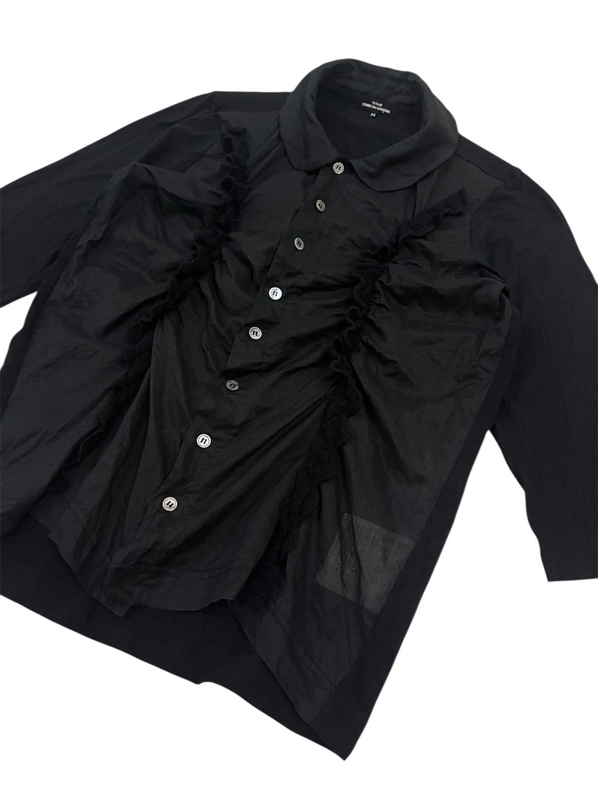 Tricot Comme des Garcons Ruffle Shirt Size M / US 6-8 / IT 42-44 - 4 Thumbnail