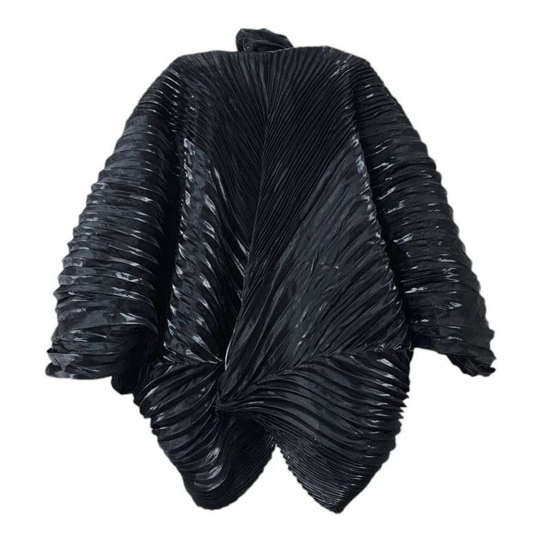 Issey Miyake Issey Miyake size:2 Black main line batsleeve jacket Size S / US 4 / IT 40 - 6 Thumbnail