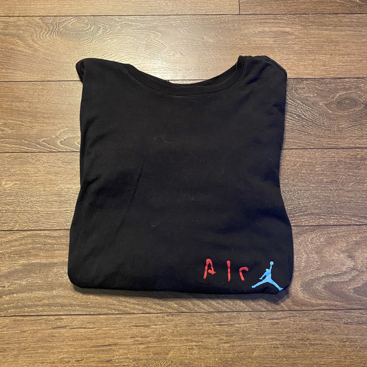 image of Jordan X Travis Scott Longsleeve in Black, Men's (Size Medium)