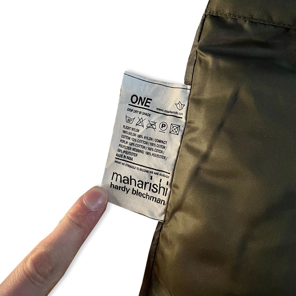 Maharishi 2018 Maharishi Quilted Flight Nylon Cross Body Bag Size ONE SIZE - 9 Thumbnail