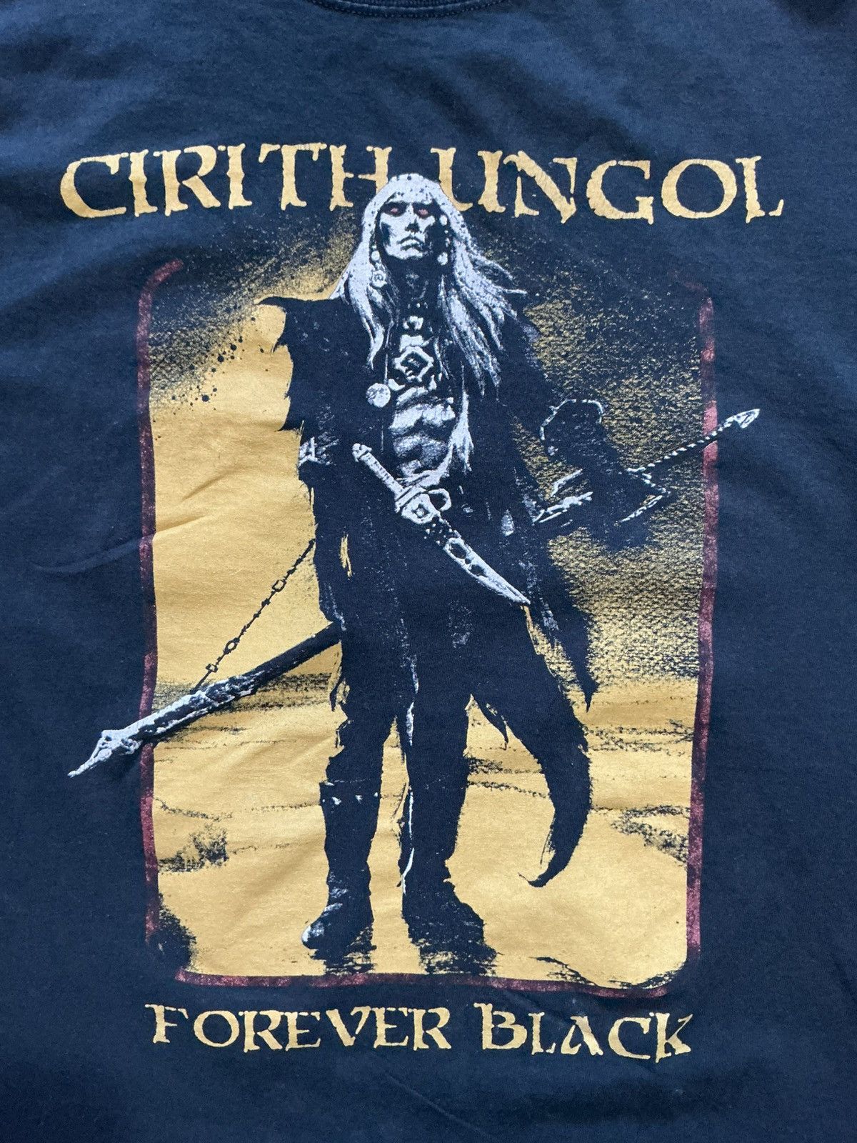 Band Tees Cirith Ungol Forever Black Heavy Doom Metal Band T-Shirt Size US S / EU 44-46 / 1 - 5 Thumbnail