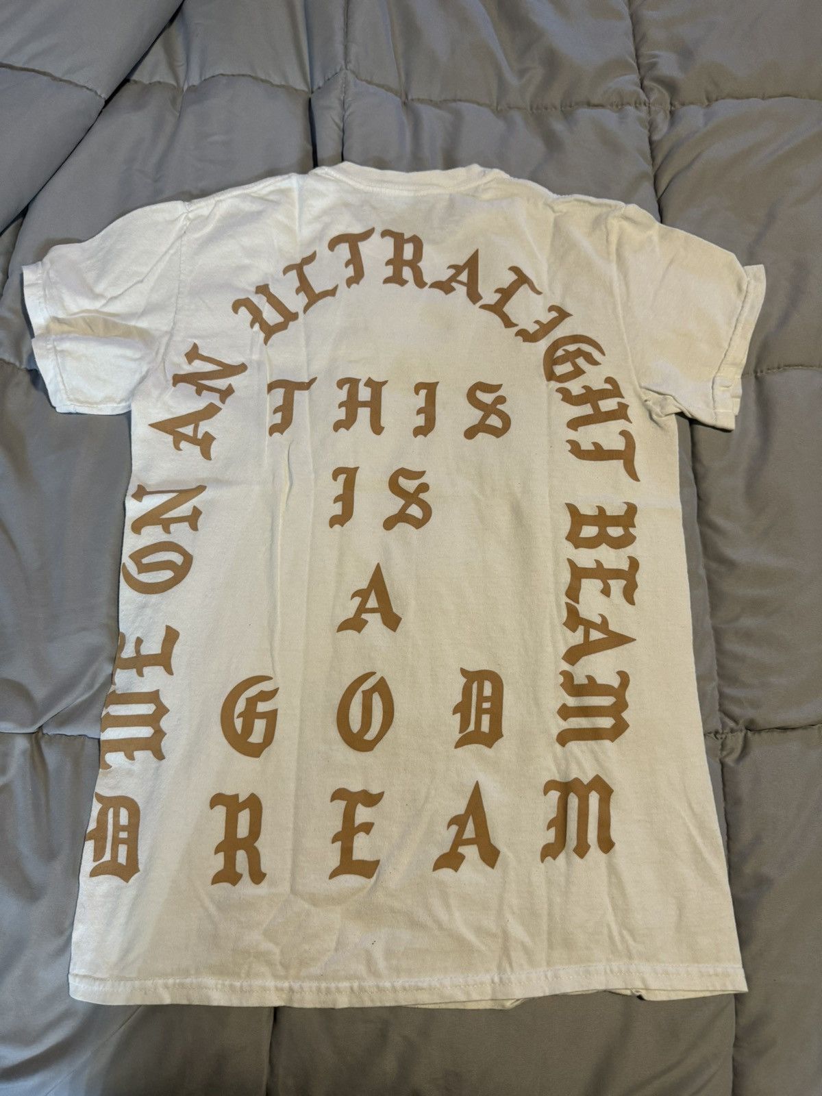 Kanye West White and gold Life of Pablo Miami pop up tour shirt Size US S / EU 44-46 / 1 - 2 Thumbnail