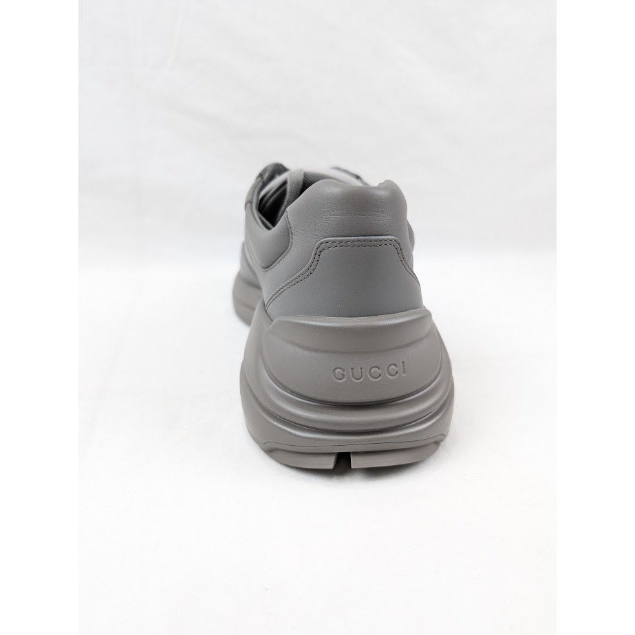 Gucci o1rshd1 Soft Leather Sneakers in Dusty Grey/Admiral Size US 10.5 / EU 43-44 - 10 Thumbnail