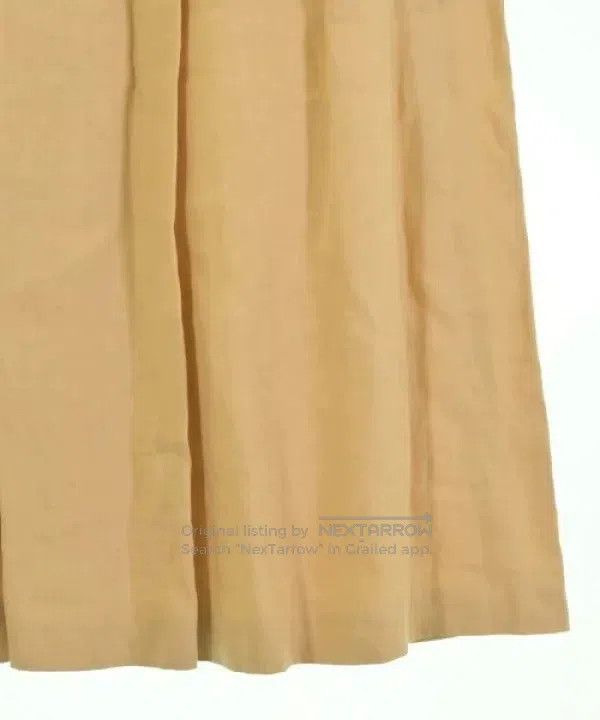 Hermes Hermes Light Camel Linen Skirt Size 42" / US 20 - 5 Thumbnail