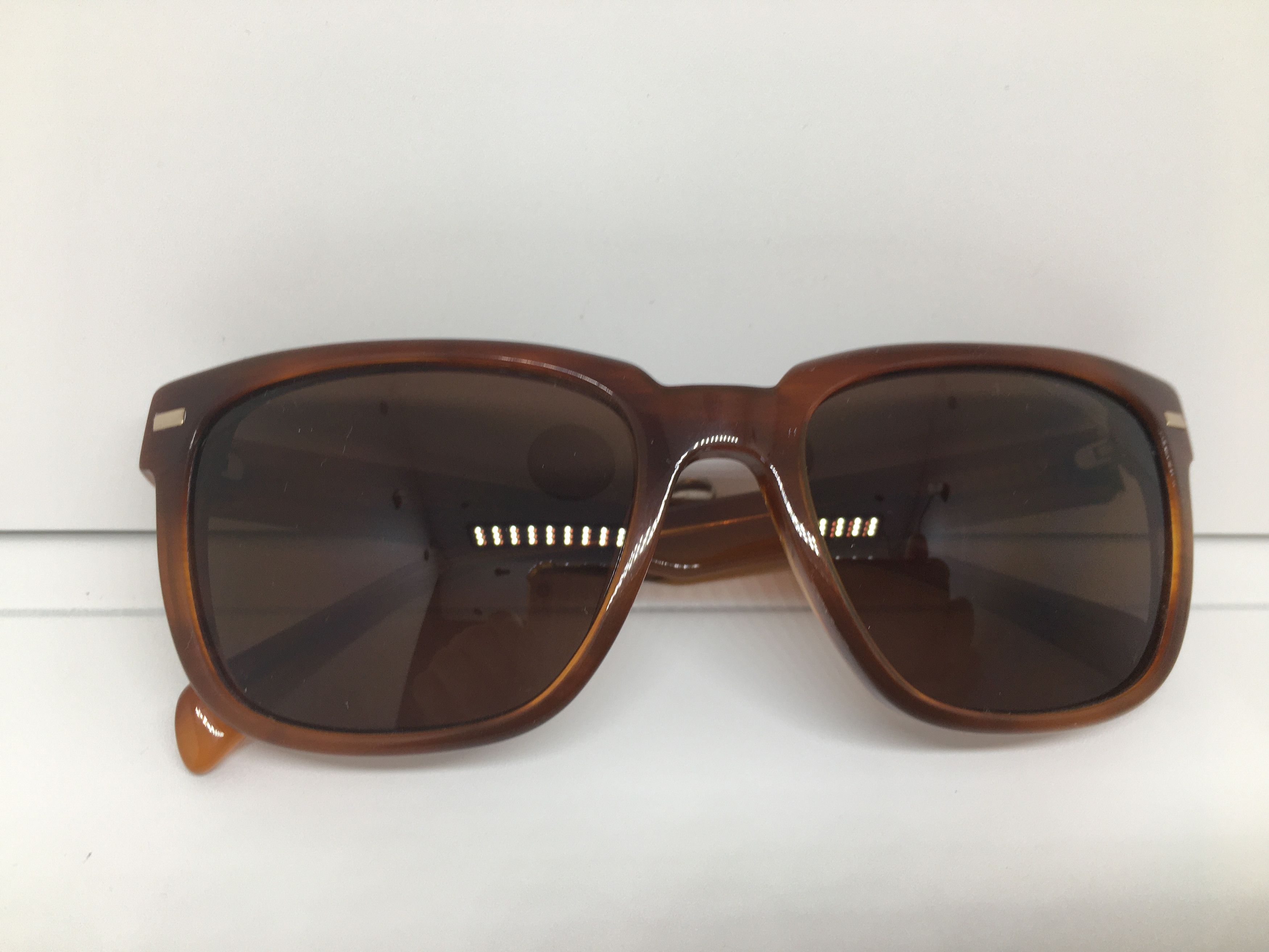 Vintage Vintage Brown Acetate Sunglasses Frame Size ONE SIZE - 6 Thumbnail
