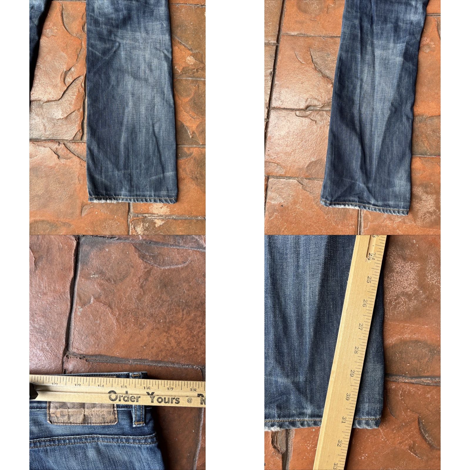 Hugo Boss Boss Orange Hugo Boss Denim Jeans Regular Fit Distressed 31x32 Jeans Men’s 31 32 Denim Distressed Button Logo Casual Straight Mid Rise | Mens Size US 31 - 9 Thumbnail