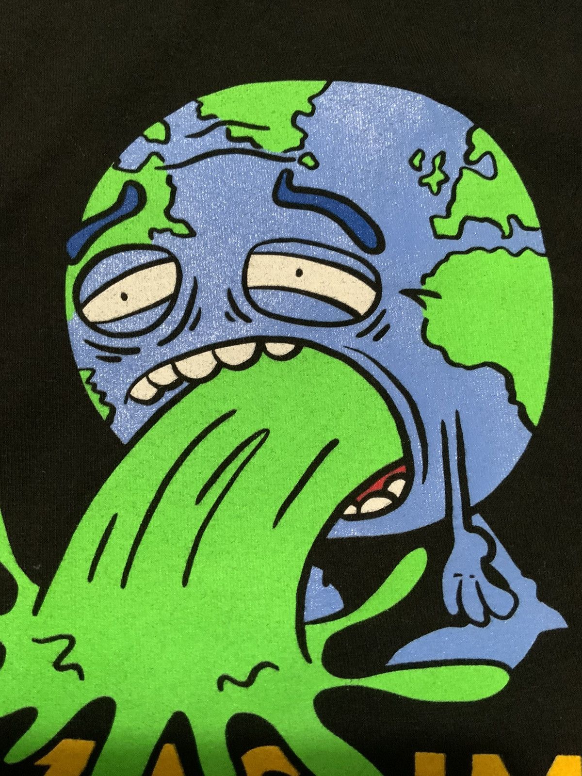Pizza Slime Pizza Slime X IDGAFOS Dillon Earth World Puke T-shirt Size US L / EU 52-54 / 3 - 8 Thumbnail