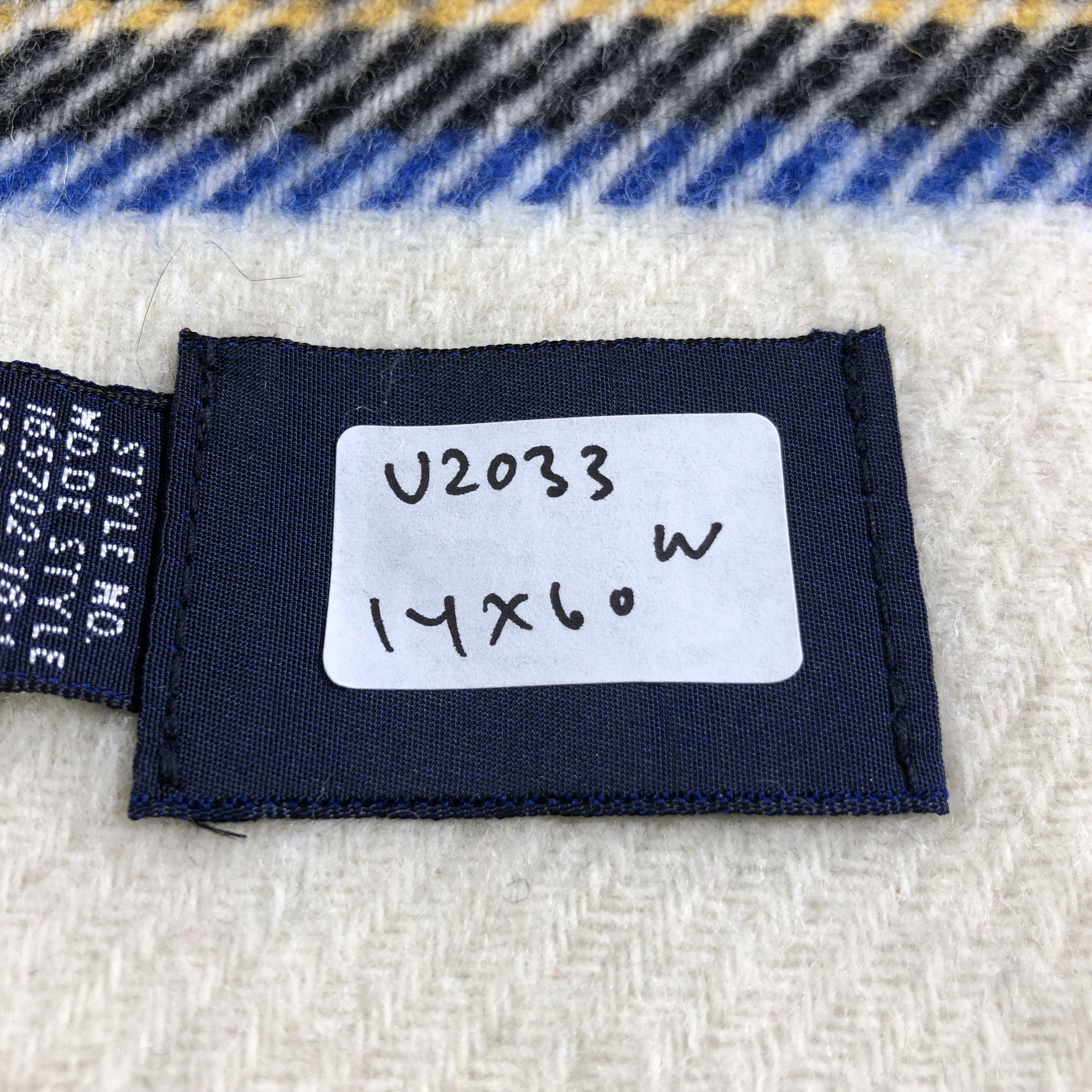 Gap Gap Tartan Wool Scarf Muffler V2033 Size ONE SIZE - 7 Thumbnail