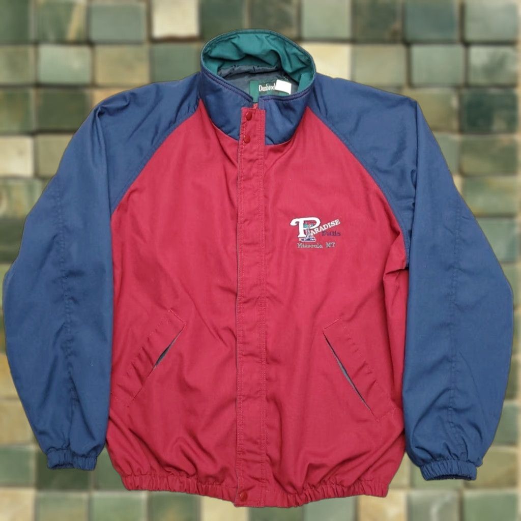 Dunbrooke VINTAGE Paradise Falls Jacket Mens XL Red 90s Y2K Made in USA Dunbrooke Bomber Jacket Outdoor Wind-Resistant Zip Size US XL / EU 56 / 4 - 1 Thumbnail