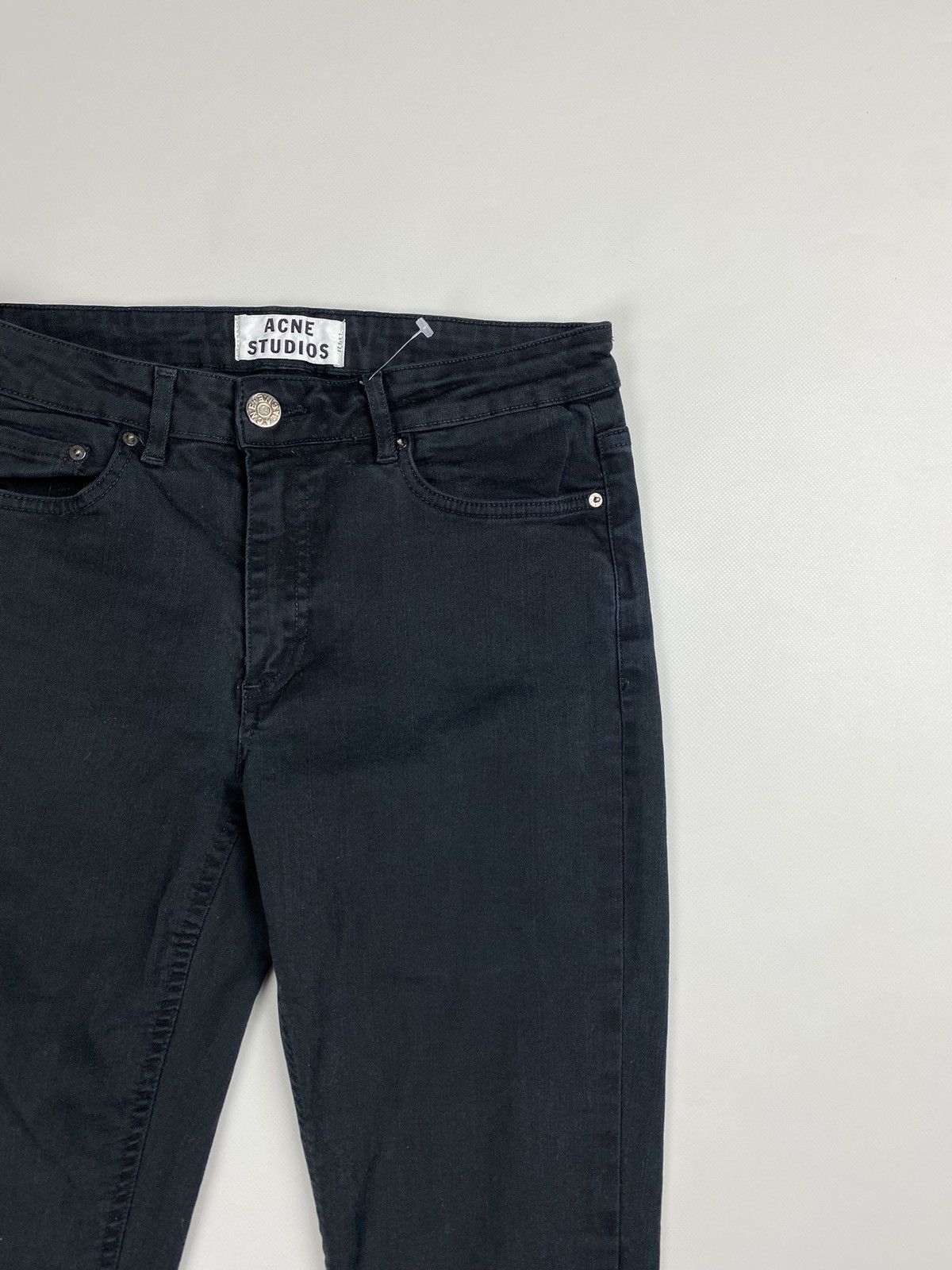 Acne Studios Acne Studios Skin 5 Lacey Black ladies jeans size 30 / 32 Size 30" / US 8 / IT 44 - 7 Thumbnail