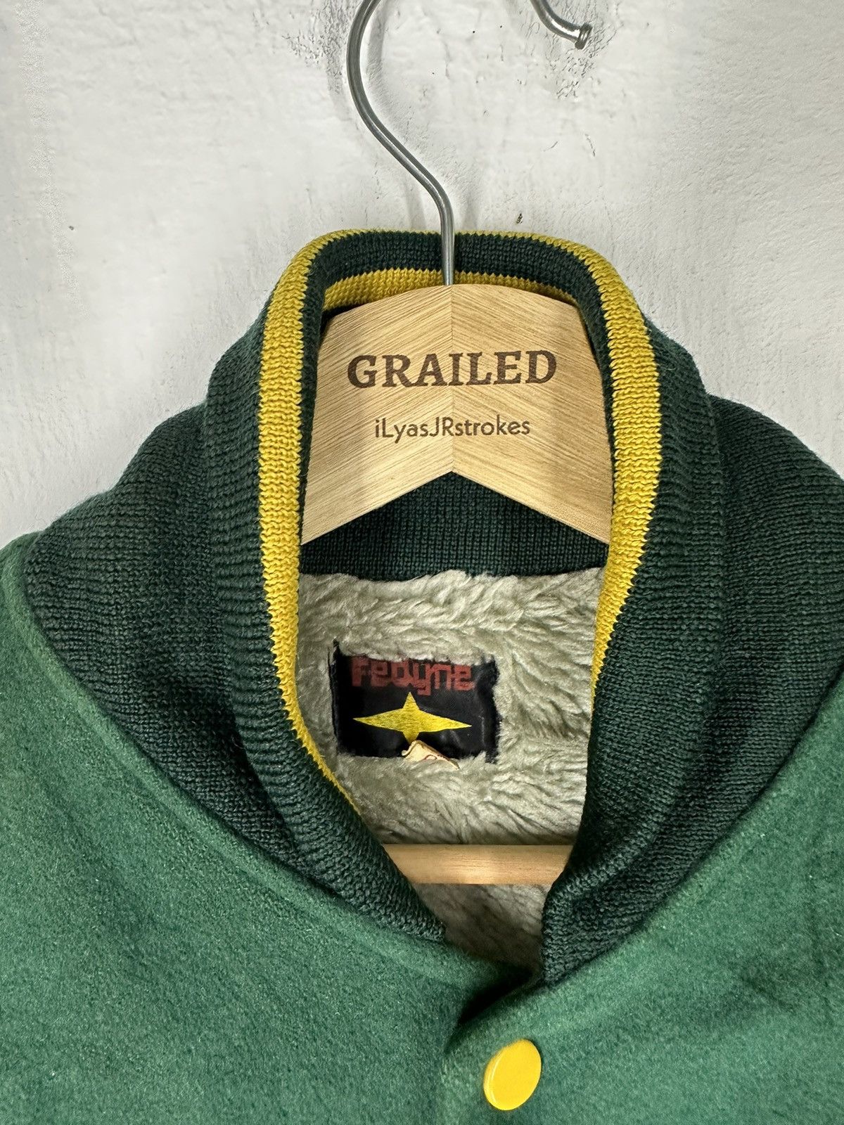 Vintage Vintage Albatross Since1982 Varsity Leather Jacket Size US M / EU 48-50 / 2 - 17 Thumbnail