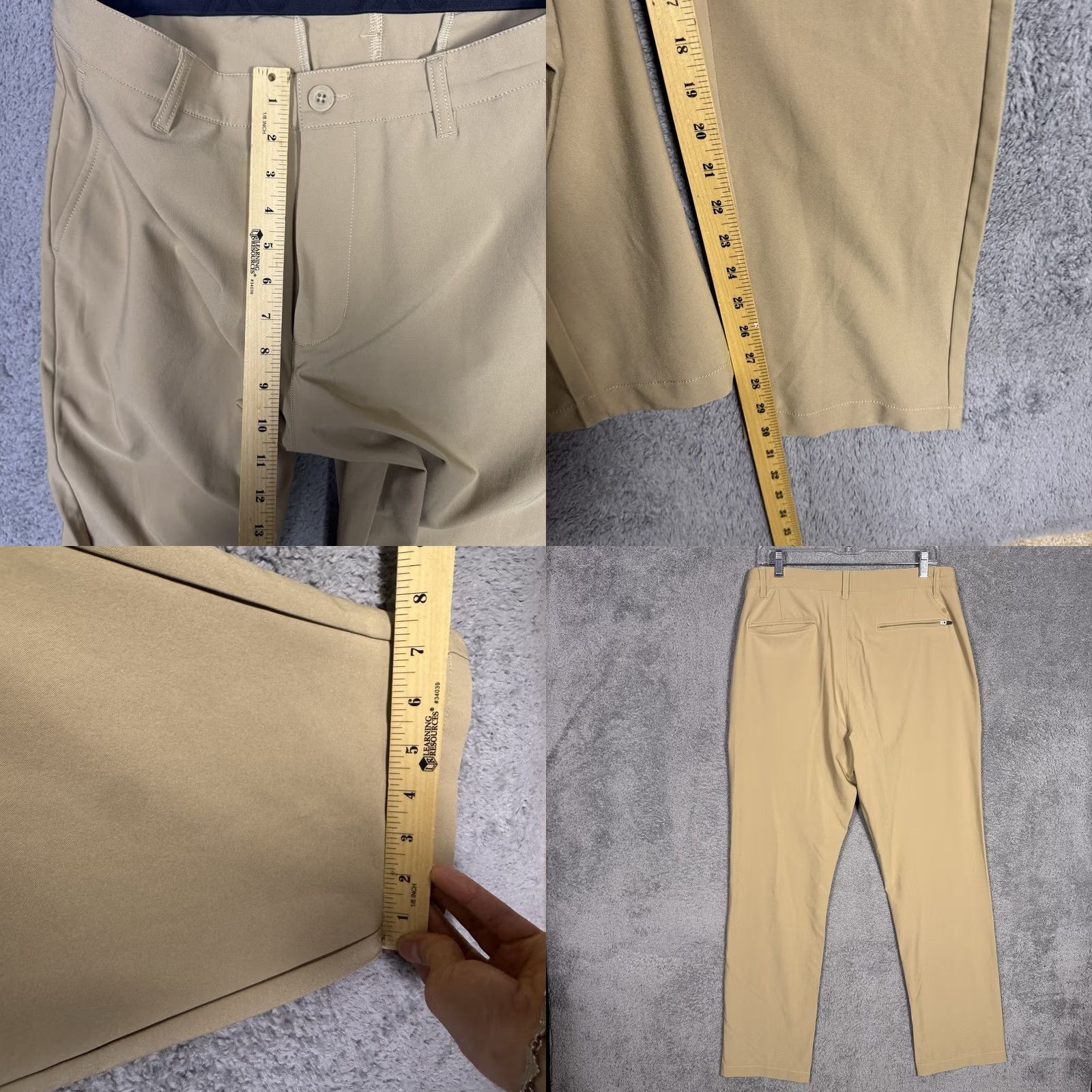 Johnston & Murphy Johnston & Murphy Pants Mens 32x30 Chino Size US 32 / EU 48 - 8 Thumbnail