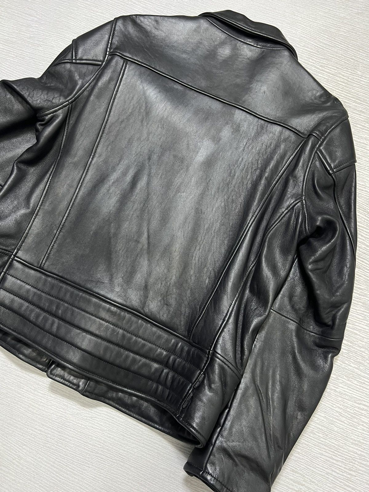 Neighborhood Neighborhood - A/W 18’ - Clay Leather Rider’s Jacket Size US L / EU 52-54 / 3 - 14 Thumbnail