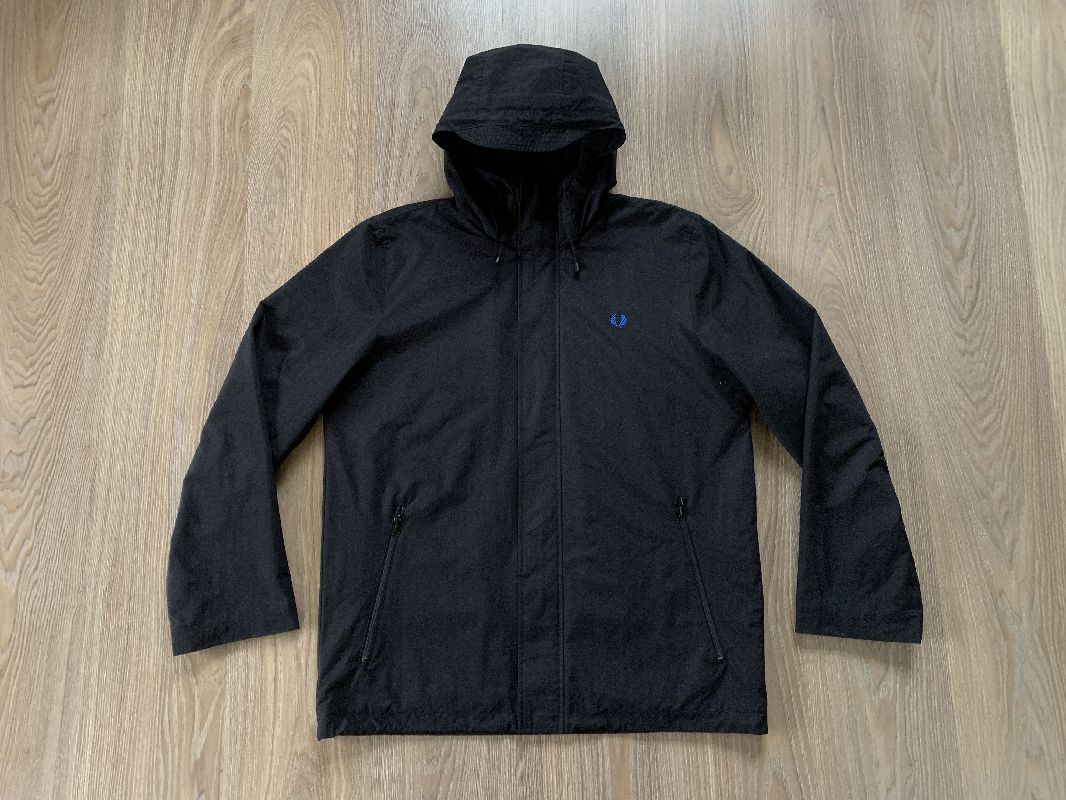 Fred Perry × Vintage Vintage Fred Perry Light Hood Black Jacket Size US L / EU 52-54 / 3 - 2 Thumbnail