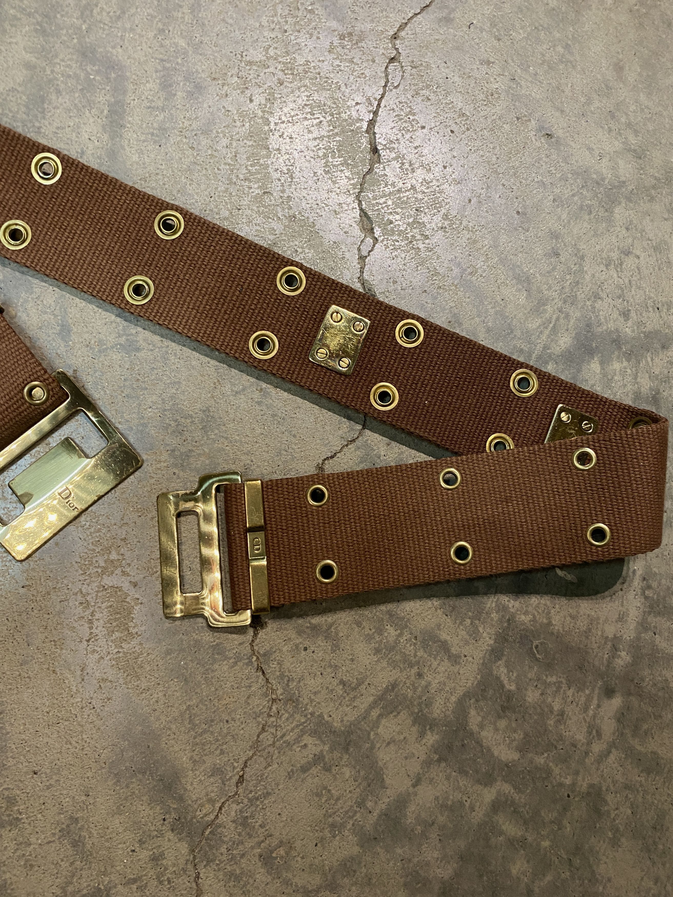 Dior Christian Dior SS02 “Street Chic” Canvas Black Cargo Belt Size ONE SIZE - 14 Thumbnail