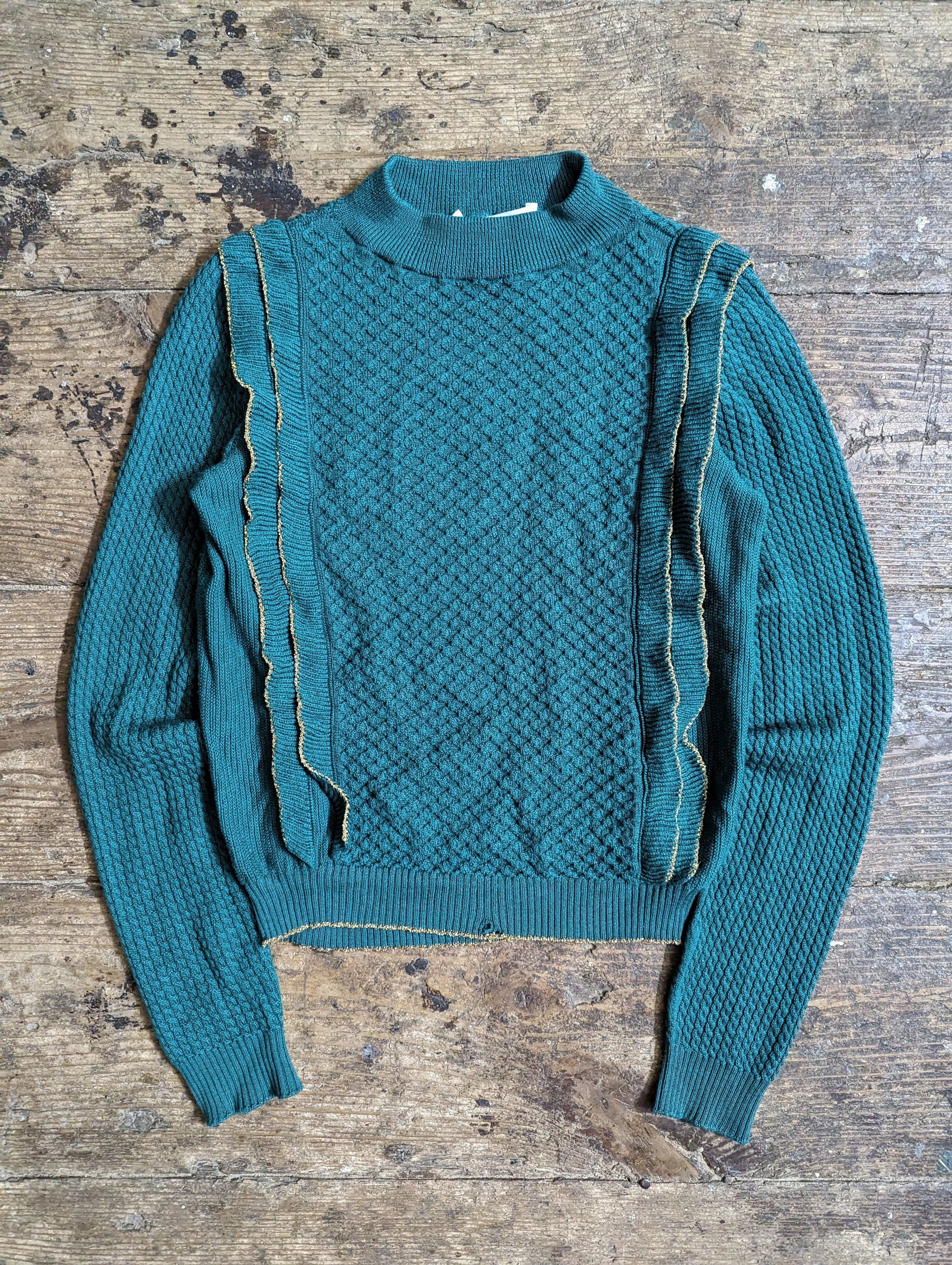 Philosophy di Lorenzo Serafini 00s Philosophy di Lorenzo Serafini Gold Details Sweater Size M / US 6-8 / IT 42-44 - 1 Thumbnail