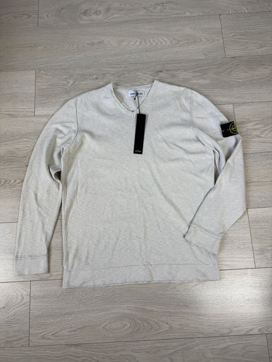 Stone Island Stone Island V neck Sweater Size US XL / EU 56 / 4 - 2 Thumbnail
