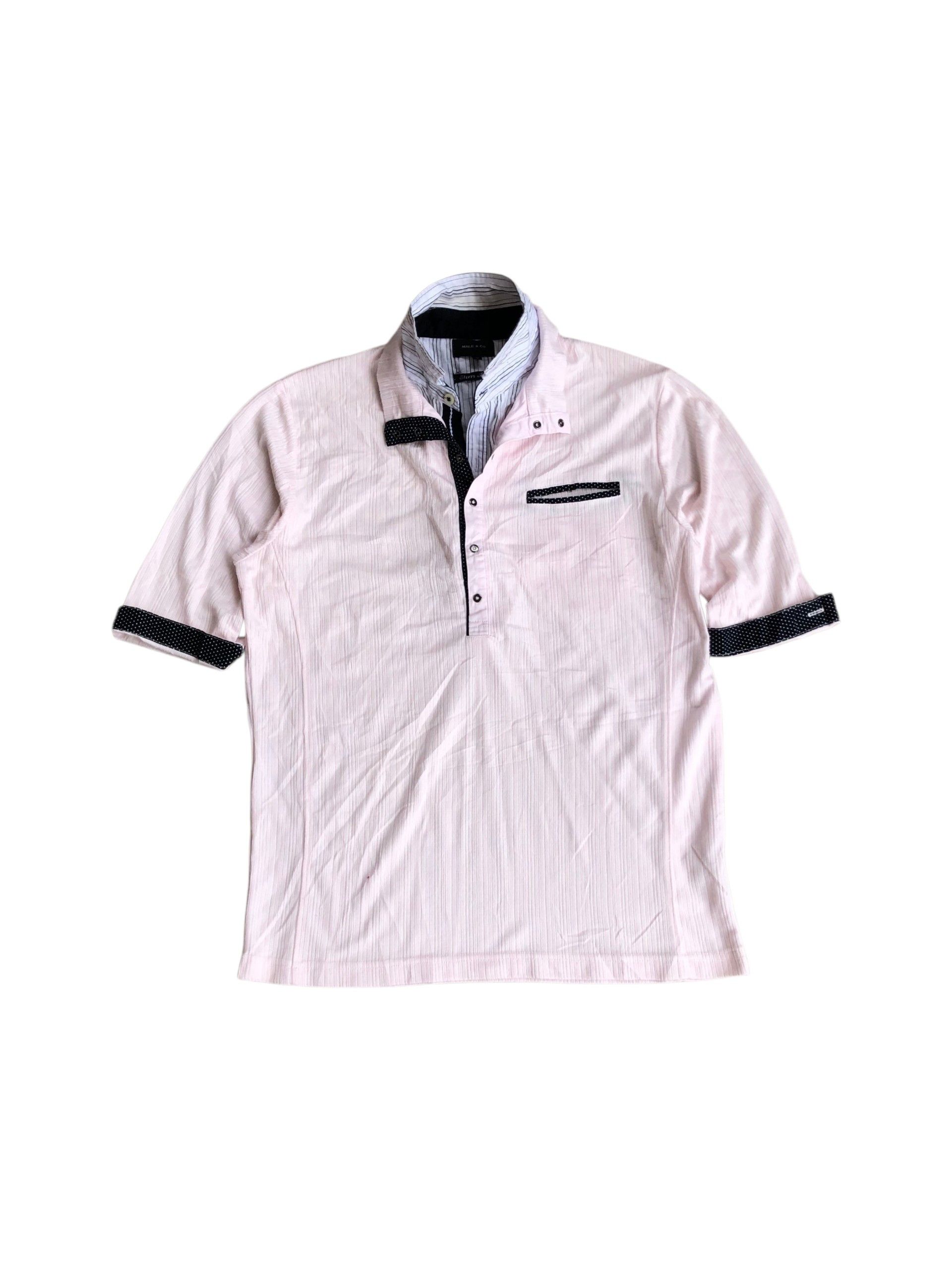If Six Was Nine 2000s Double Layer Collar Male n co Vkei Style Size US L / EU 52-54 / 3 - 2 Thumbnail