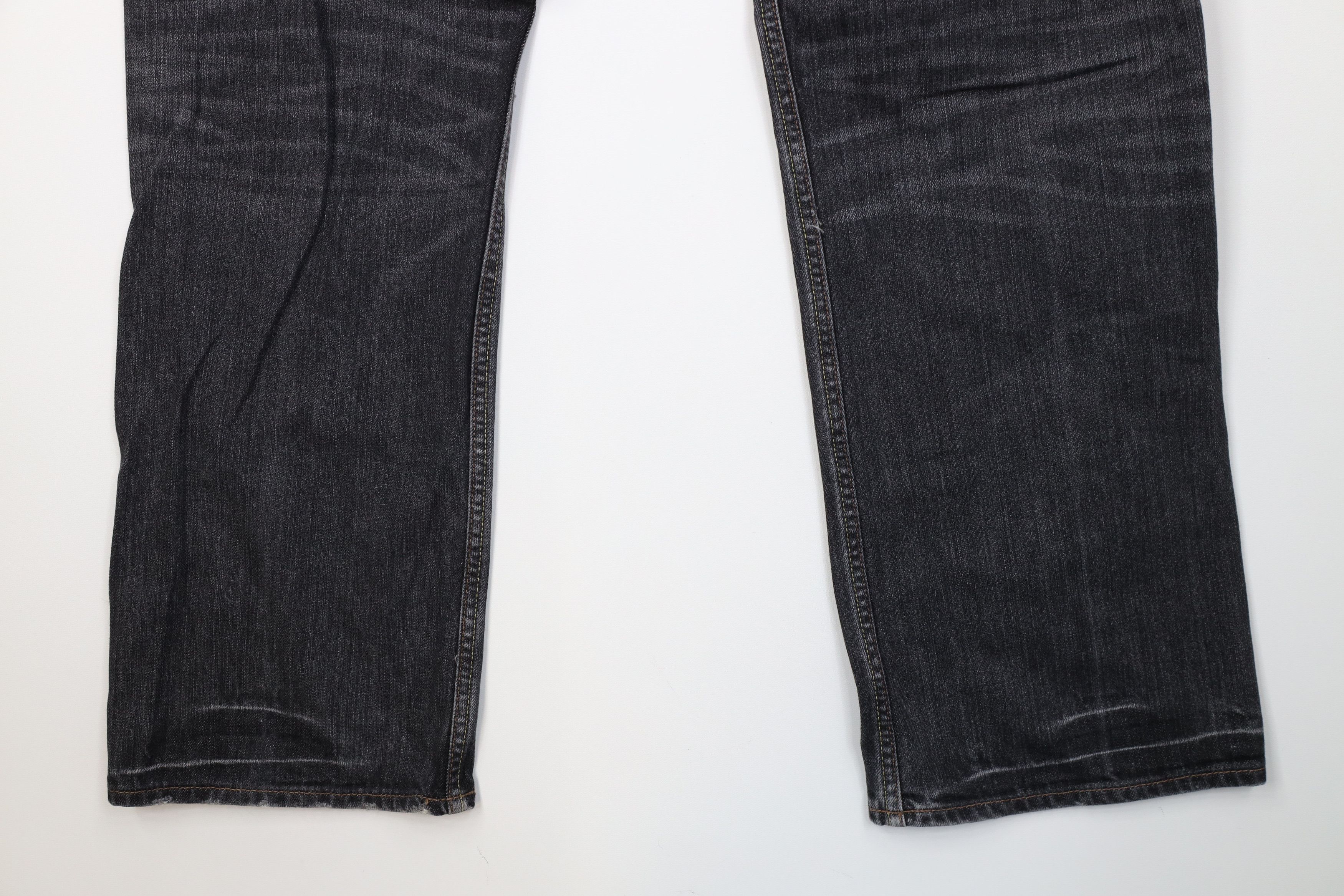 Banana Republic Vintage Y2K Banana Republic Straight Leg Denim Jeans Black Size US 35 - 12 Thumbnail