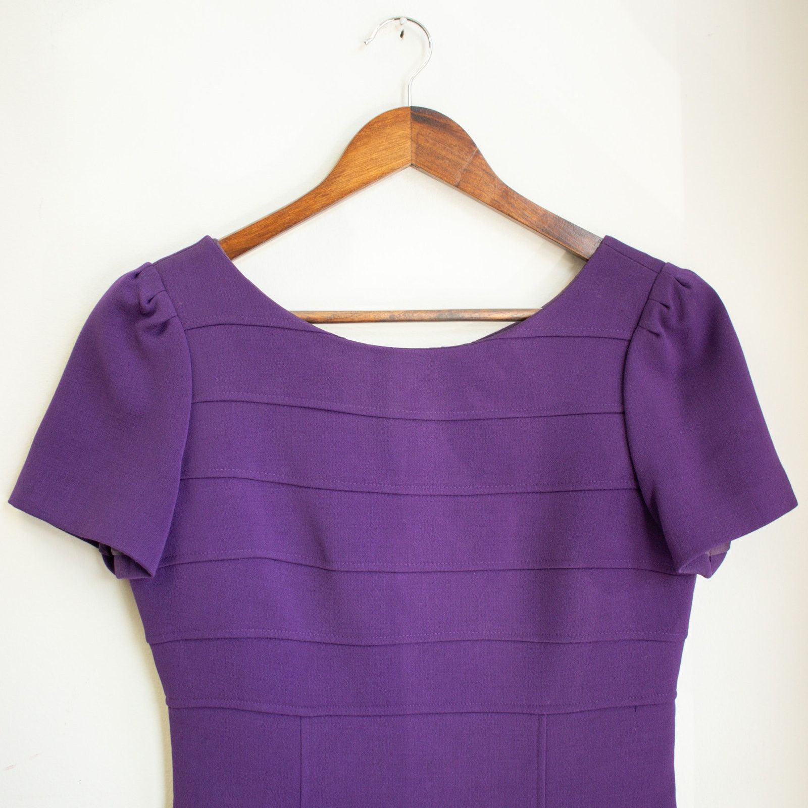 Elie Tahari Tahari Arthur S. Levine Purple Cocktail Dress Size 2 Size XS / US 0-2 / IT 36-38 - 6 Thumbnail