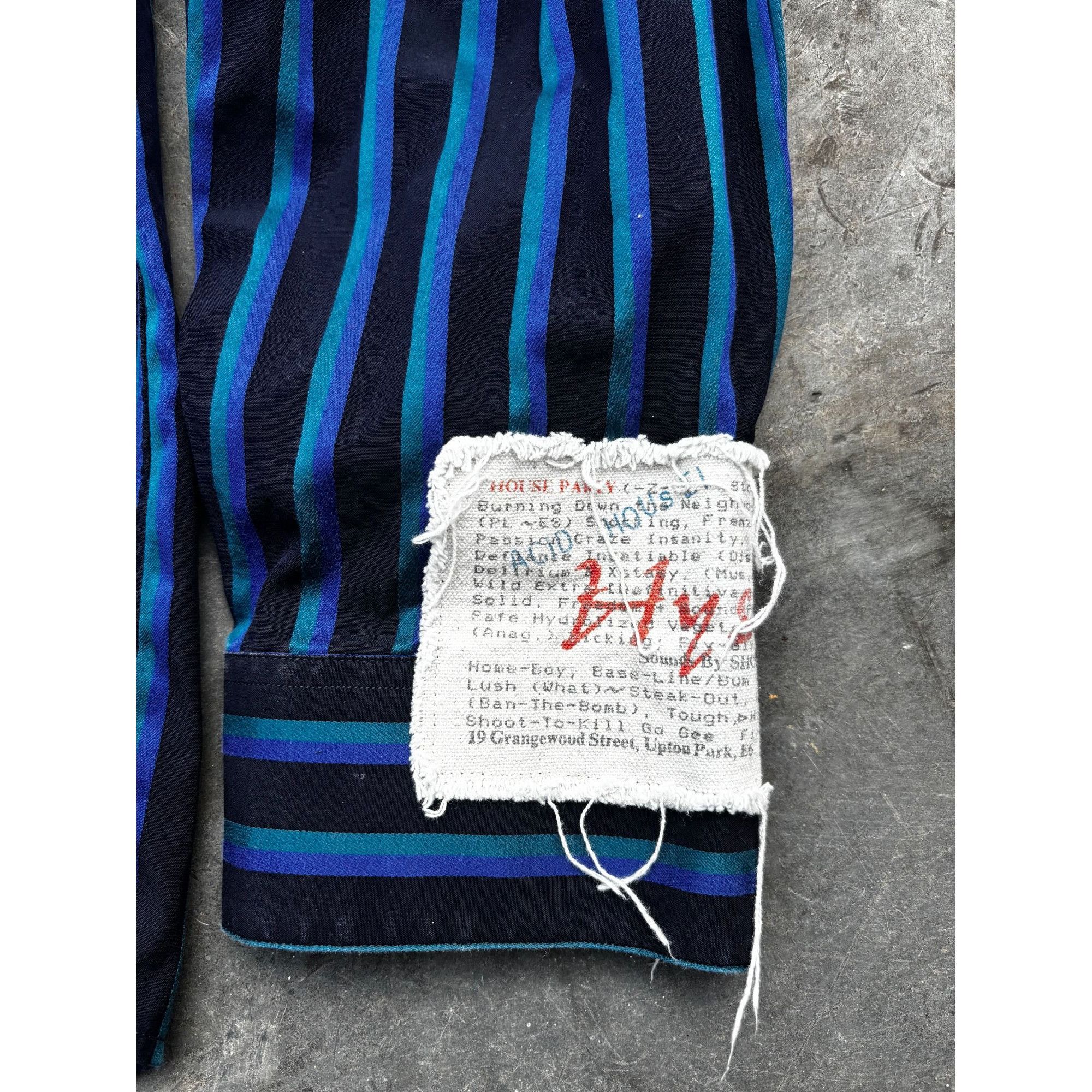 Martine Rose Martine Rose Patchwork Punk Shirt - Blue Black - Archive Des Size US M / EU 48-50 / 2 - 2 Thumbnail