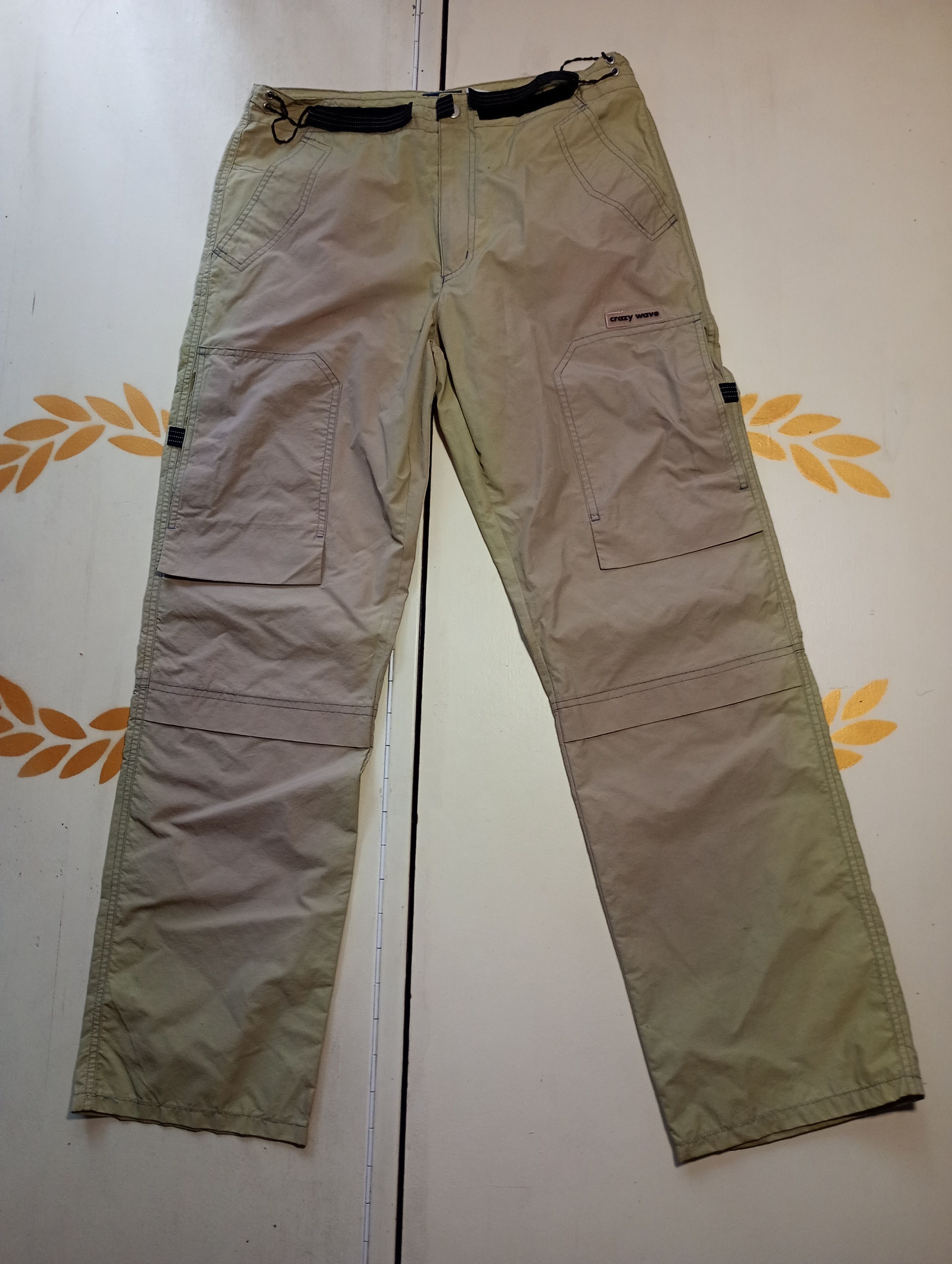 Vintage Crazy Wave Cargo Pants Y2K Size US 30 / EU 46 - 1 Thumbnail